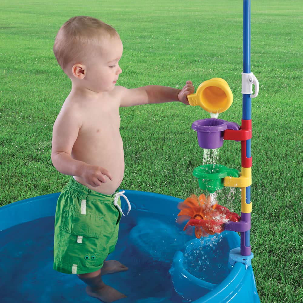 Step2 Kids Activity Pool with Umbrella & Toys