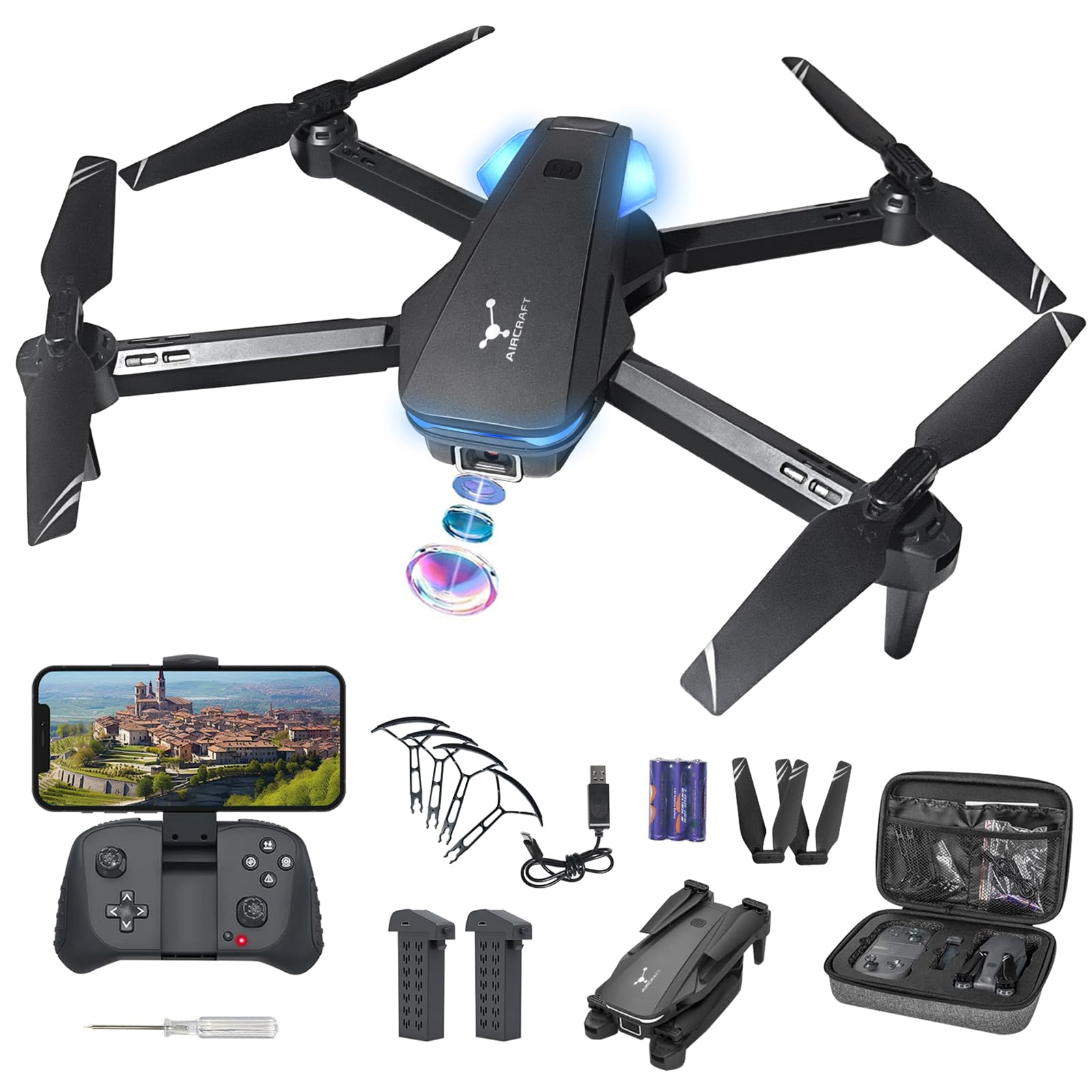 Mini Drone with Camera for Kids, 1080P FPV