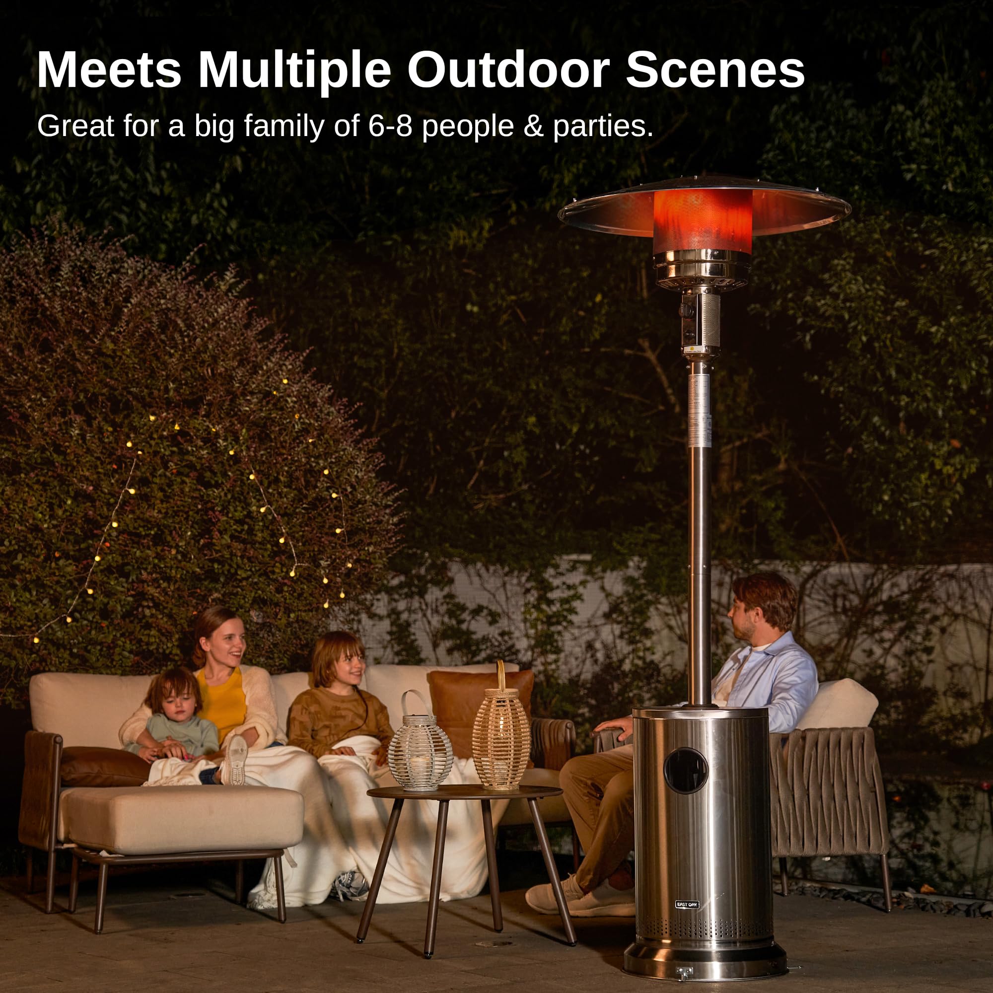 EAST OAK 48,000 BTU Outdoor Patio Heater