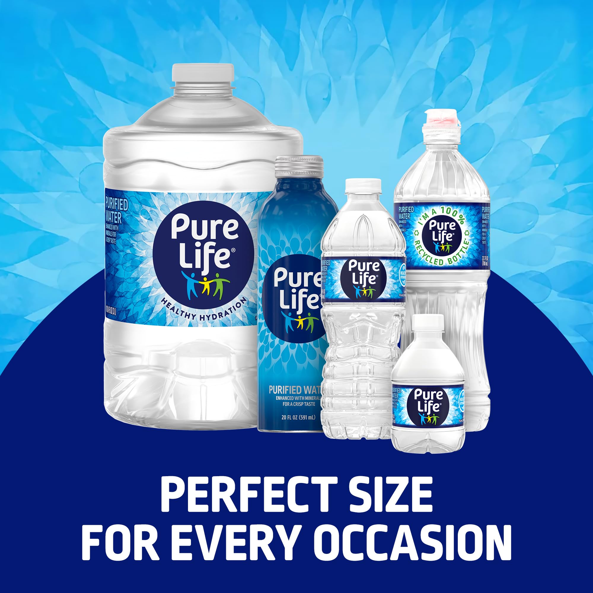 Pure Life 16.9 Fl Oz Bottled Water Pack of 12
