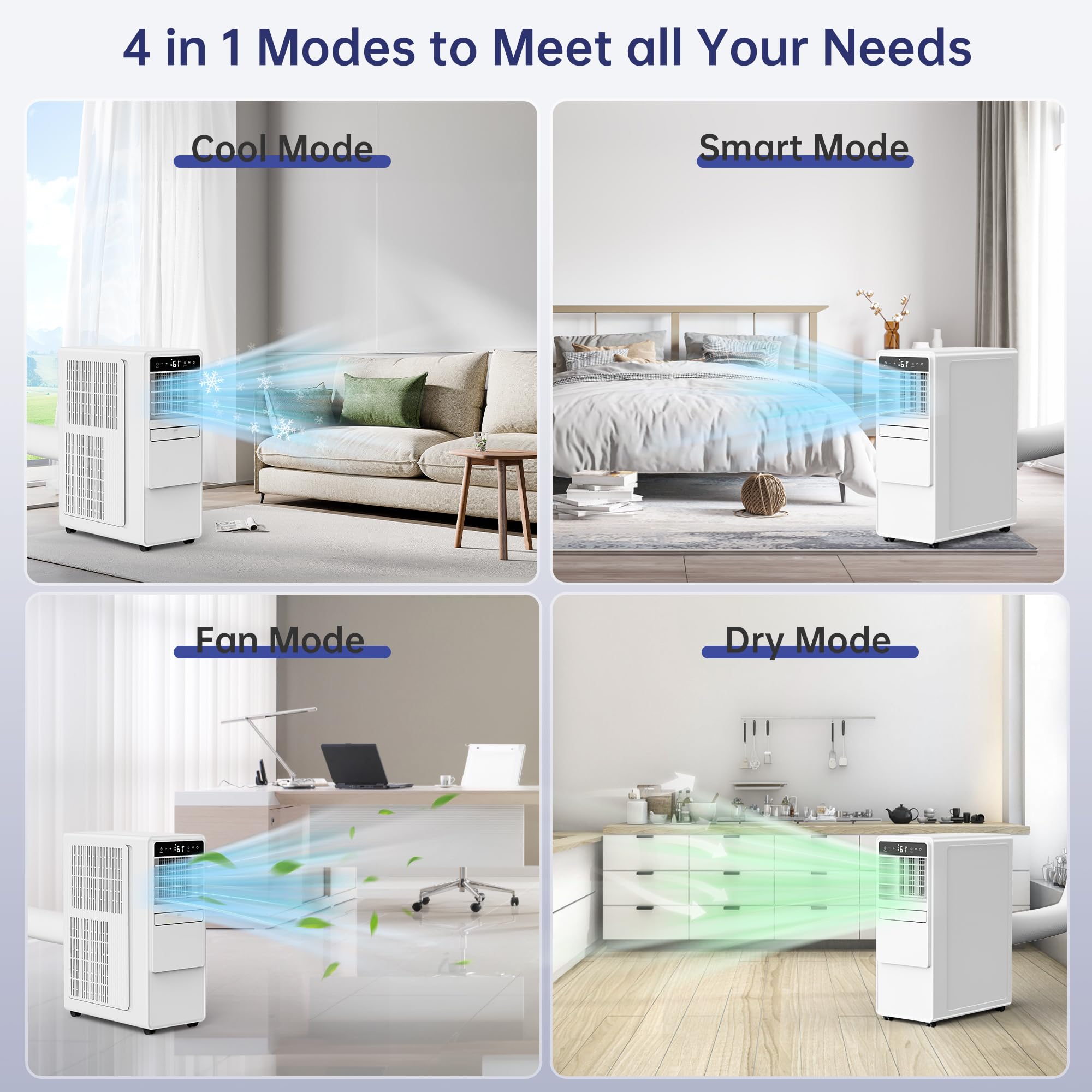 HUMHOLD 12000 BTU Portable Air Conditioner Unit