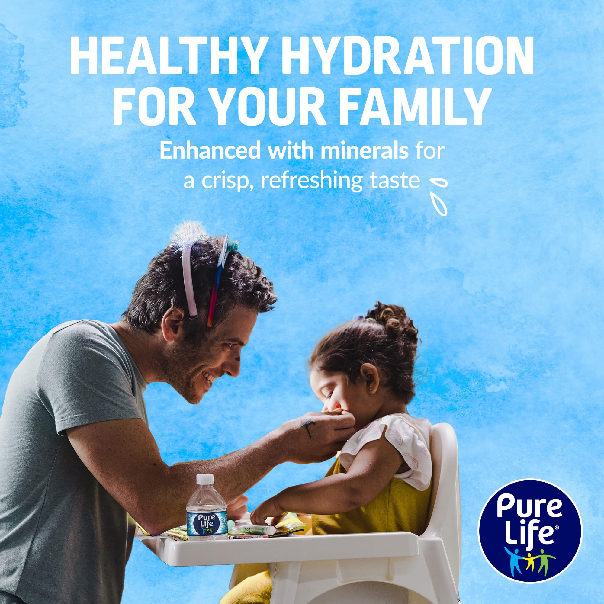 Pure Life 16.9 Fl Oz Bottled Water Pack of 12