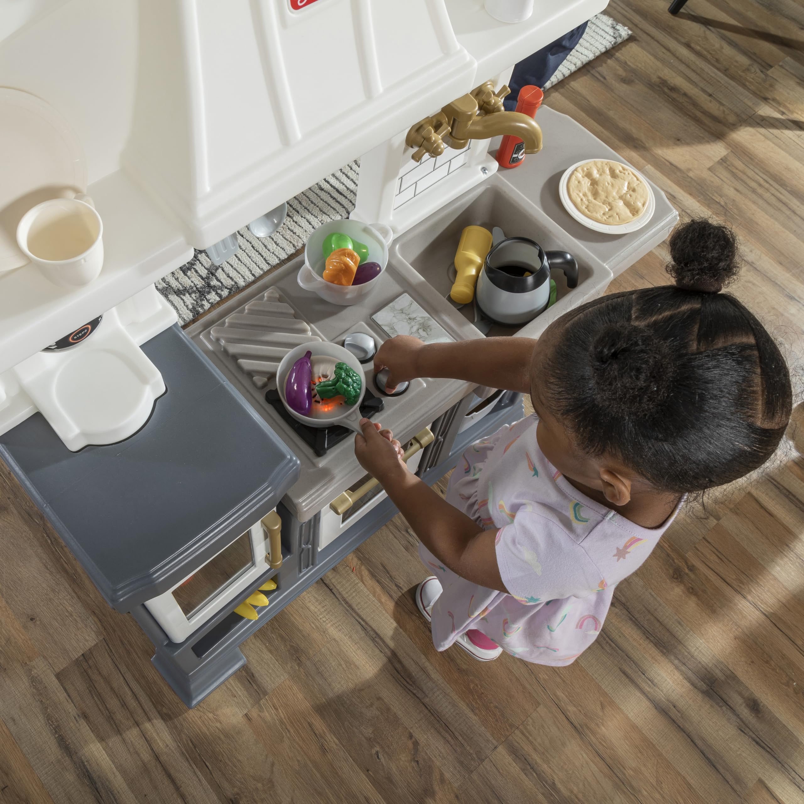 Step2 Kids Kitchen Playset with Lights & Sounds