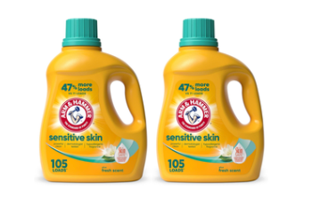 2 Pack Arm & Hammer Sensitive Skin Liquid Laundry Detergent 105oz