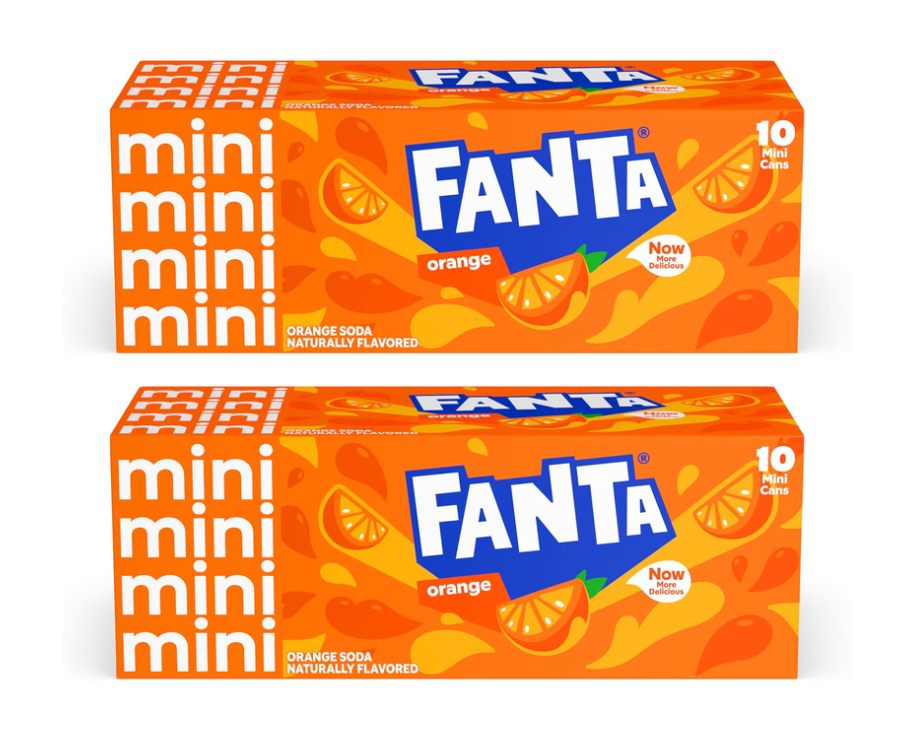 20 Pack Fanta Orange Soda 7.5 fl oz Cans