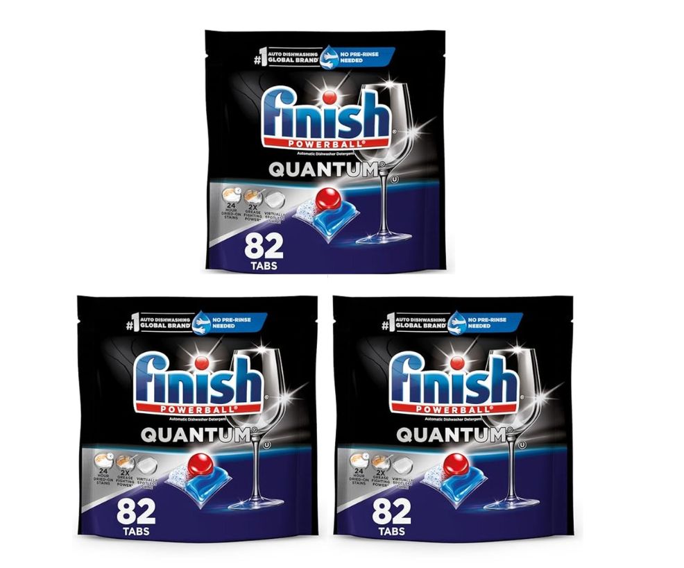 Finish Quantum Dishwasher Detergent Pods, 82 Count