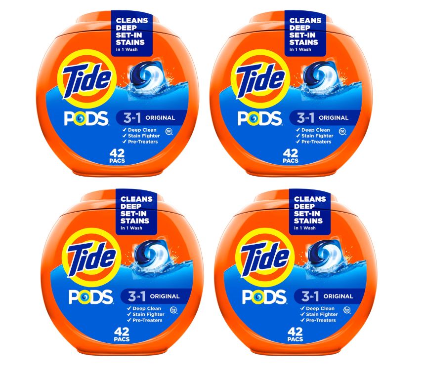 Tide PODS 3-in-1 Laundry Detergent Pacs (168 Count)