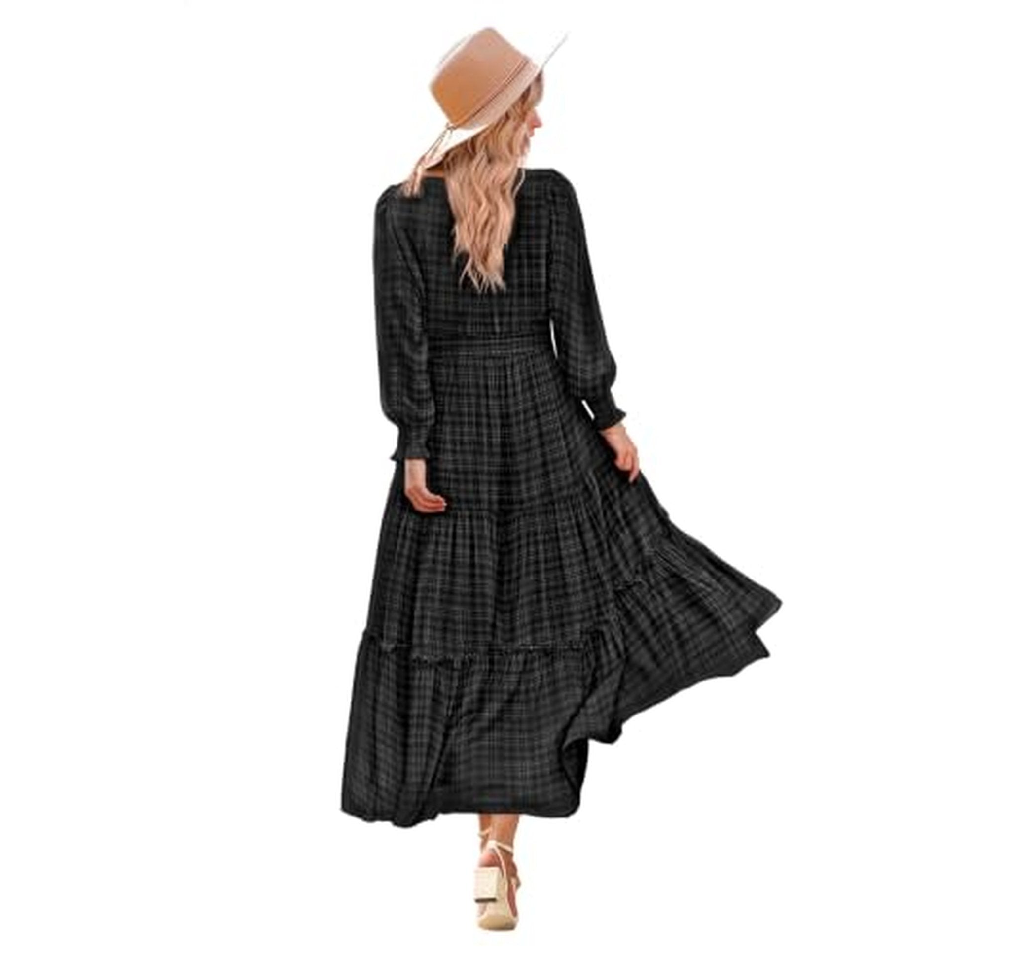 Flowy Long Sleeve Maxi Dress (12 Colors)