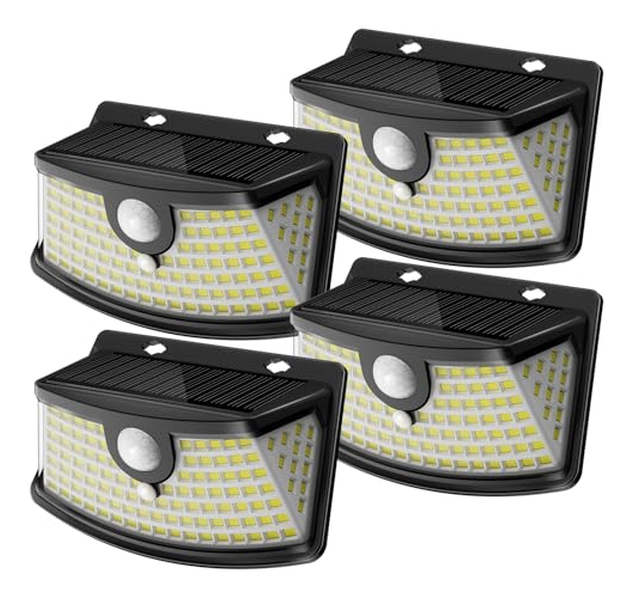 4 Pack Solar Motion Sensor Outdoor Security Lights
