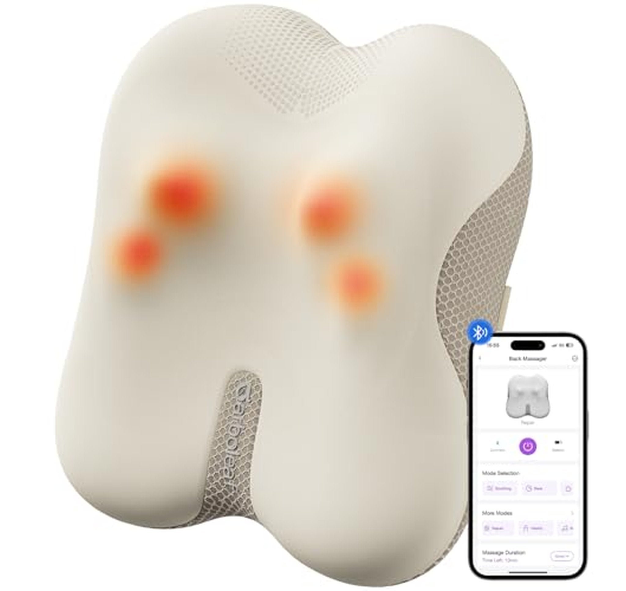 Cordless Shiatsu Back Massager with Heat