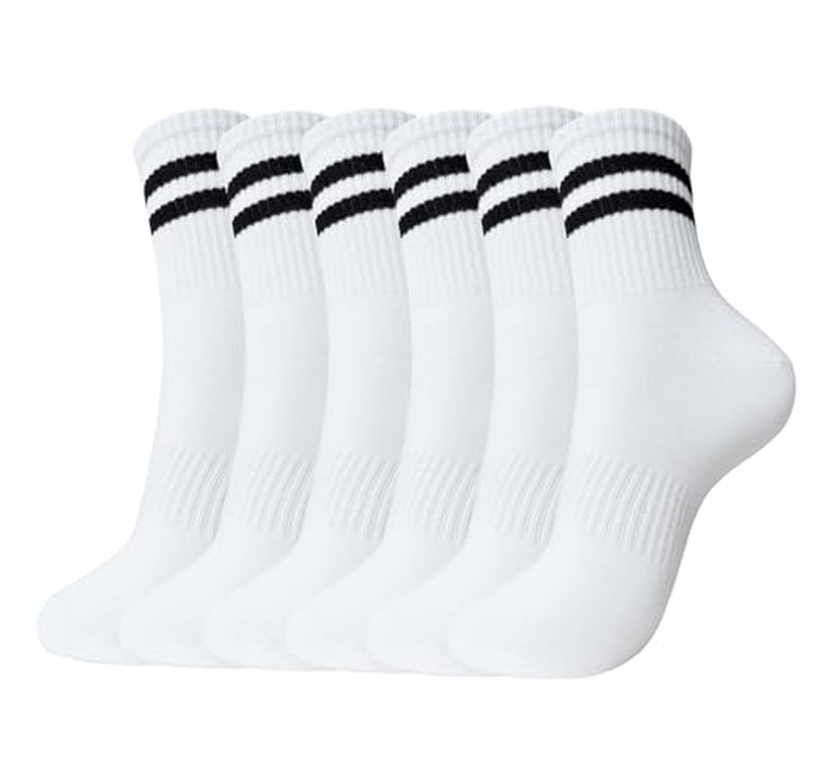 Striped Crew Socks for Women