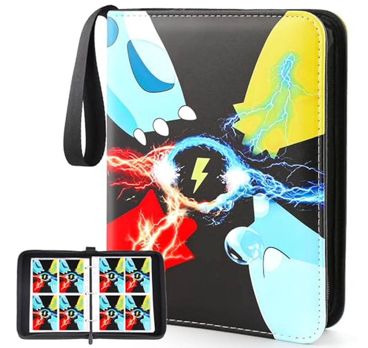 400 Card Trading Binder with 4-Pocket Sleeves