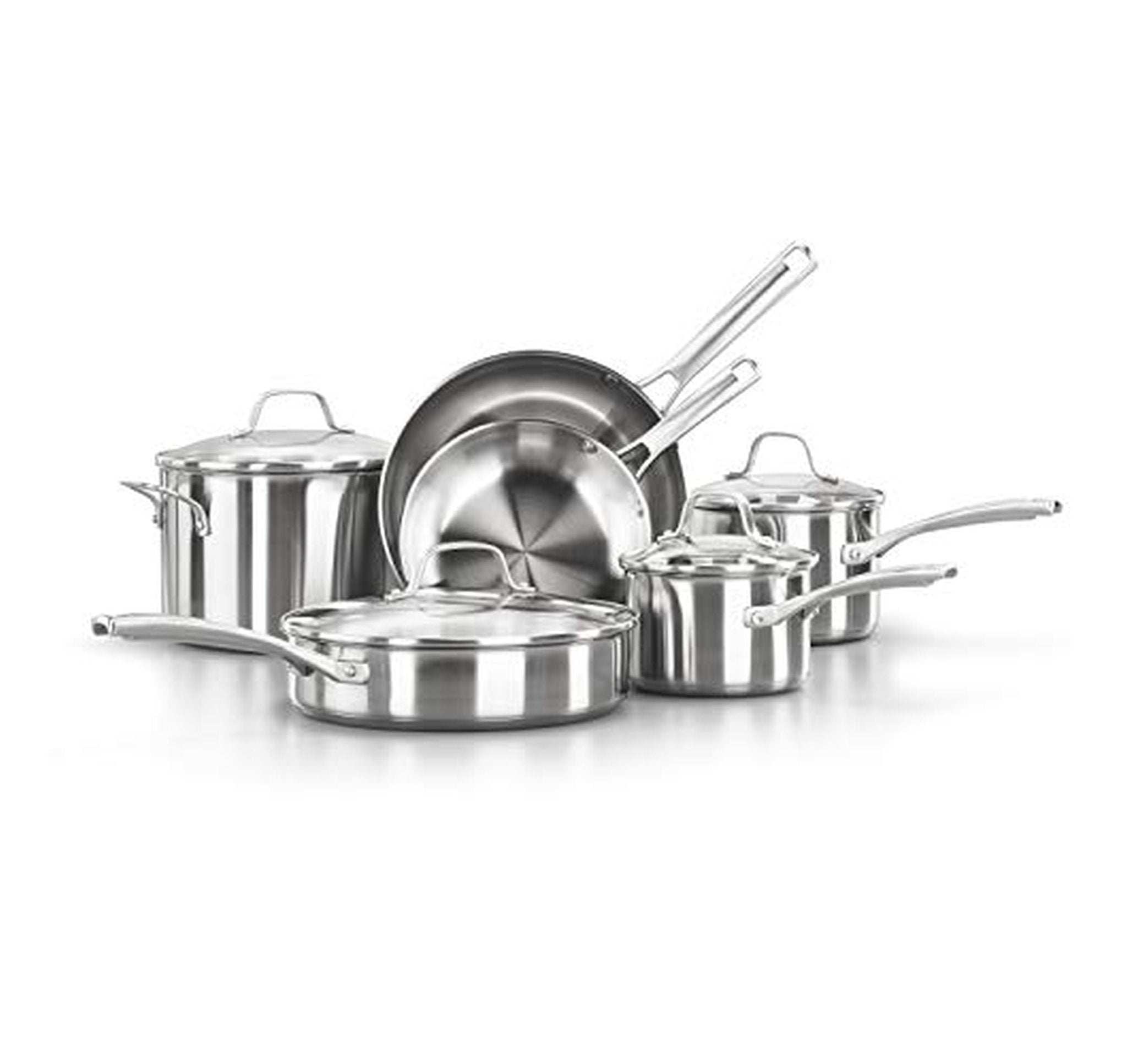 Calphalon 10-Piece Classic Stainless Steel Cookware Set