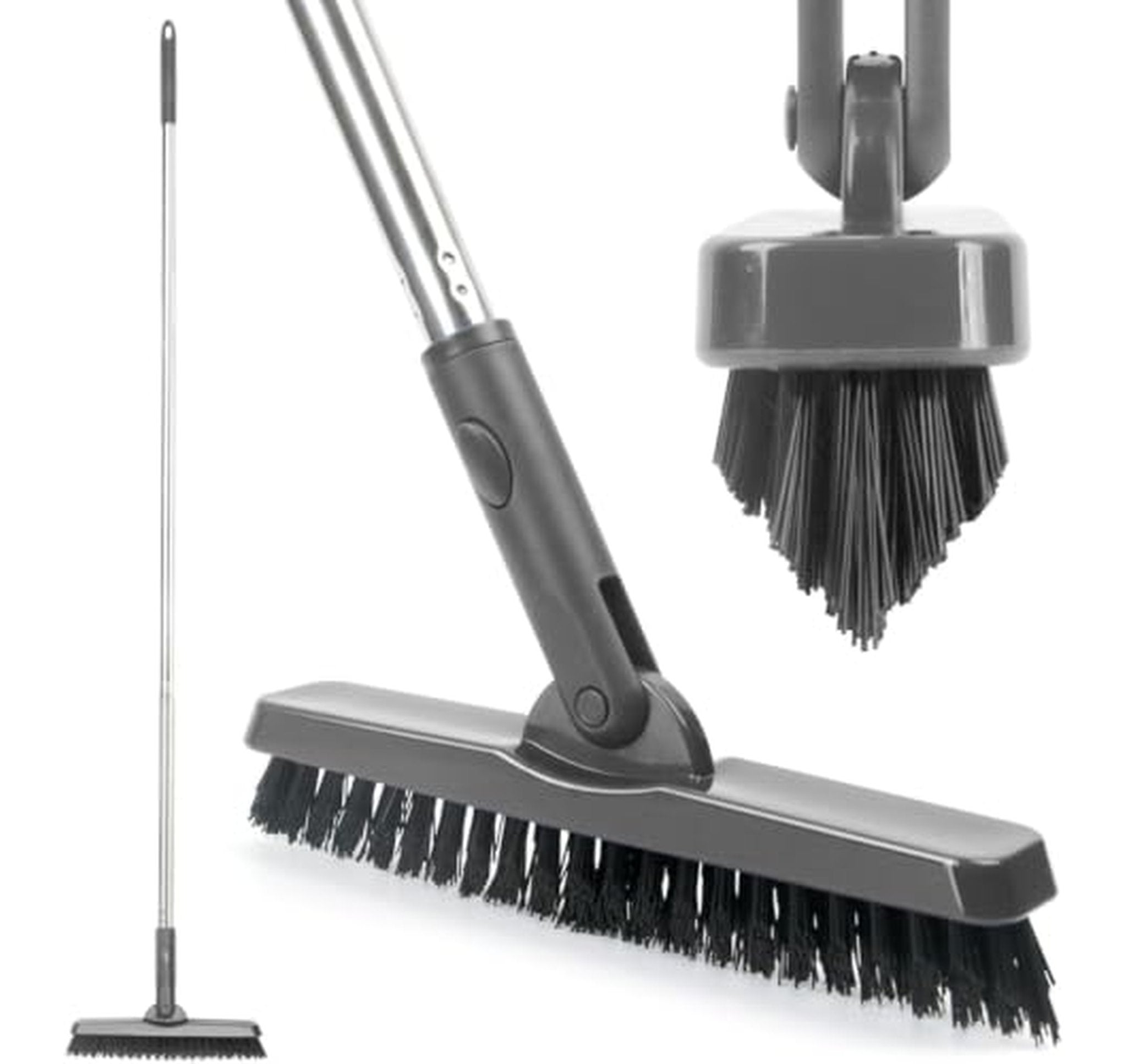 Rotating Long Handle Tile Grout Cleaning Brush