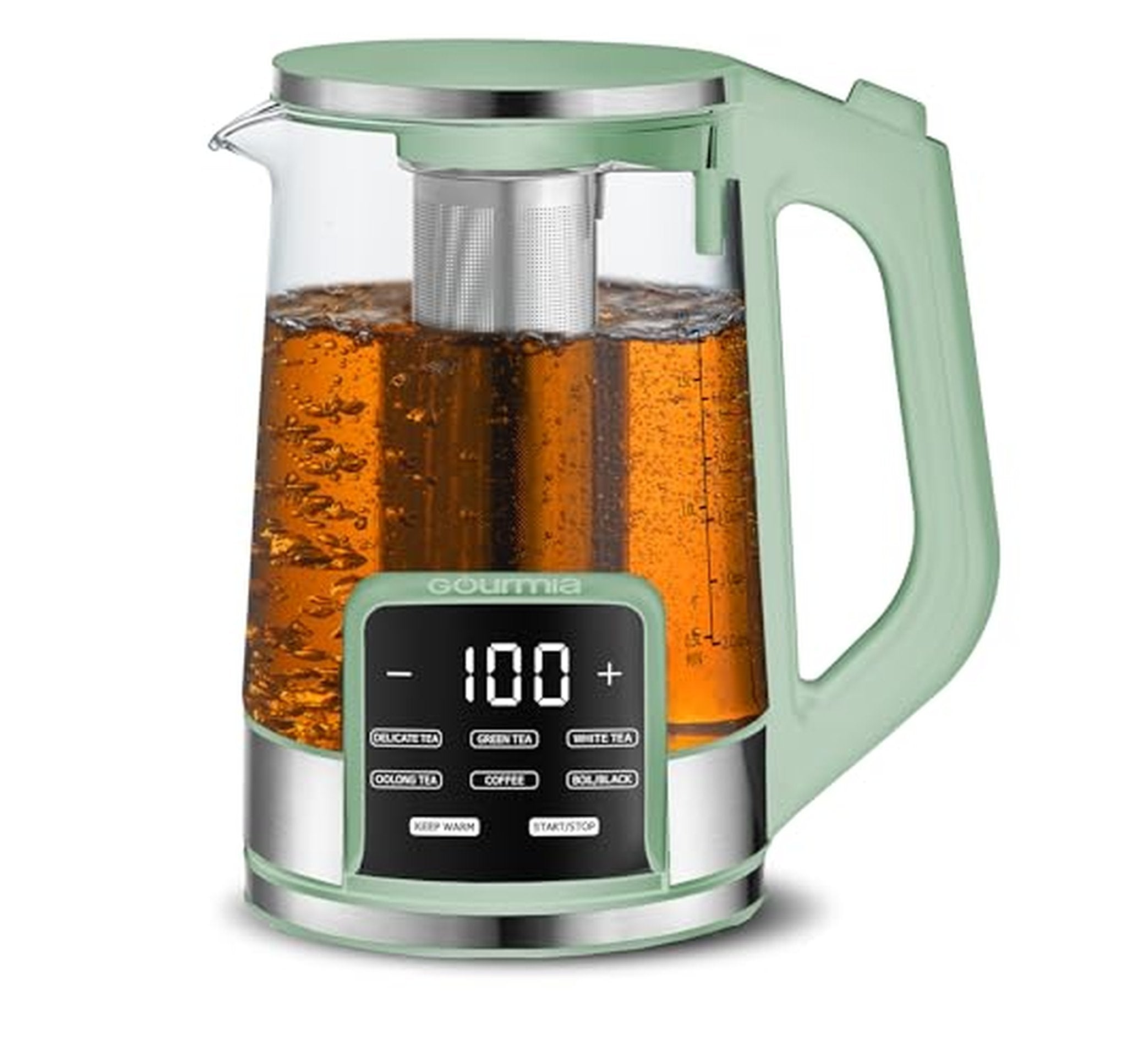 Gourmia 1.7L Programmable Electric Glass Kettle