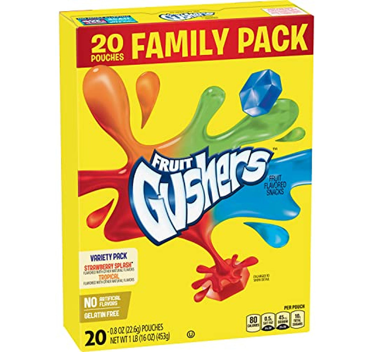 6 Pack Betty Crocker Gushers Fruit Snacks Variety