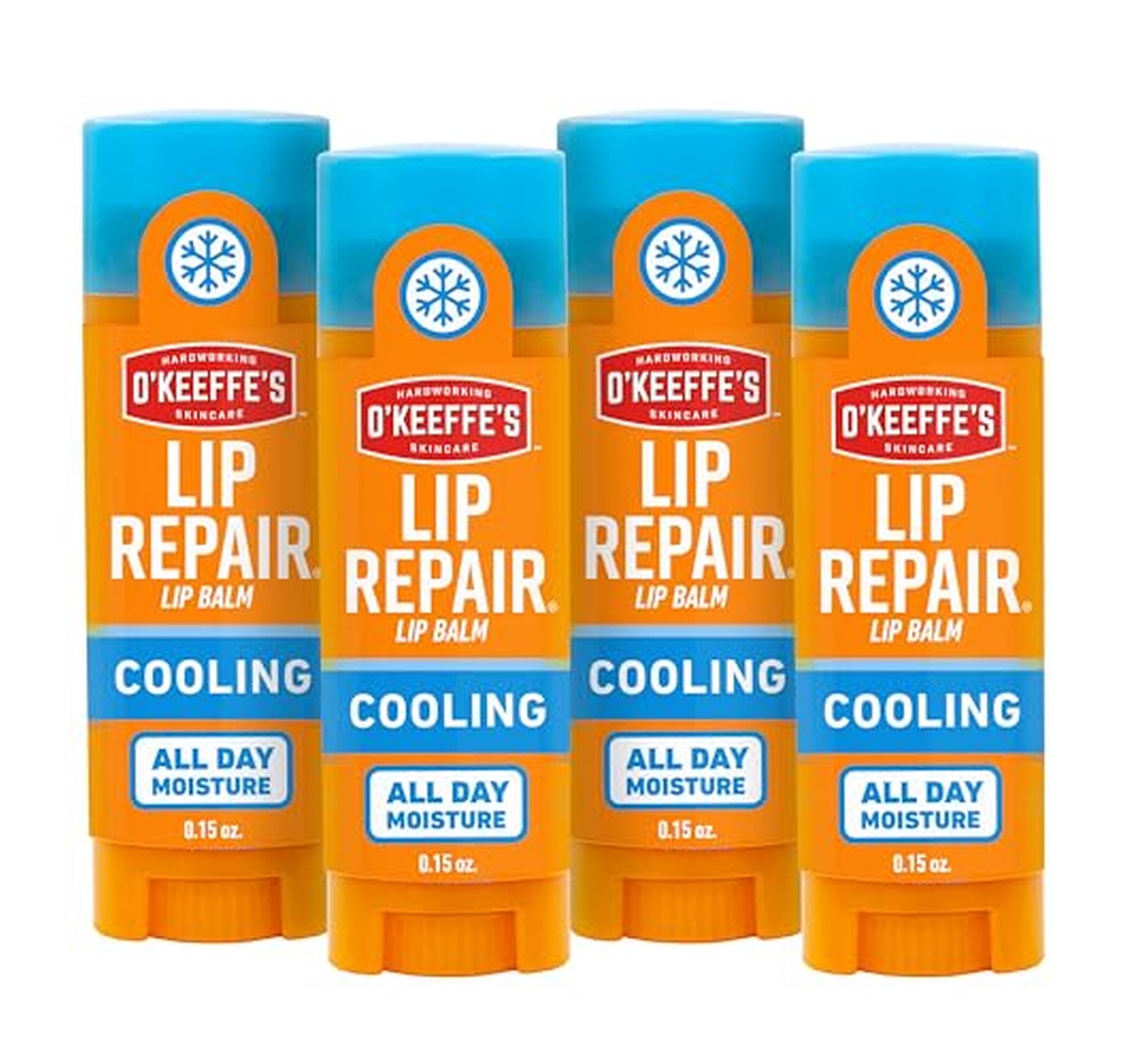 4 Pack O'Keeffe's Cooling Lip Repair Balm