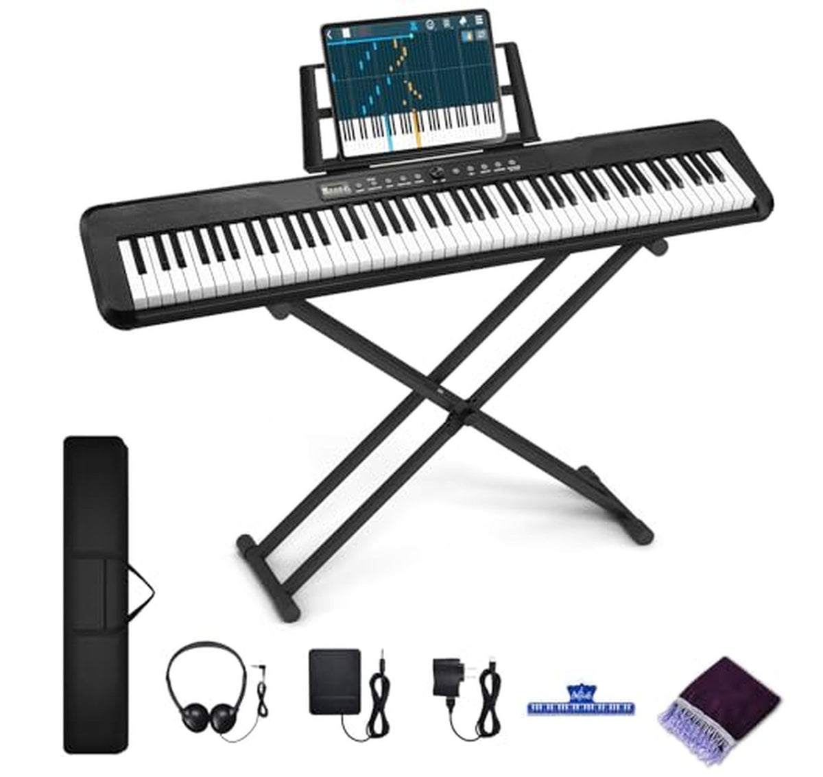 88 Key Semi Weighted Digital Piano Keyboard