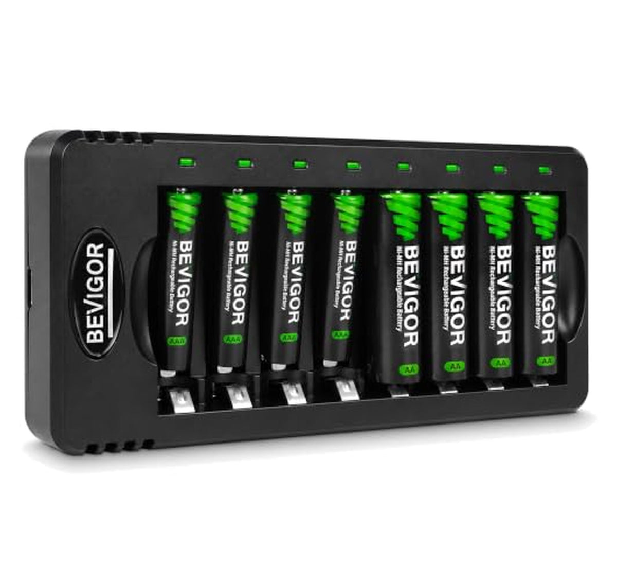 8 Pack Rechargeable AA AAA Batteries with Charger