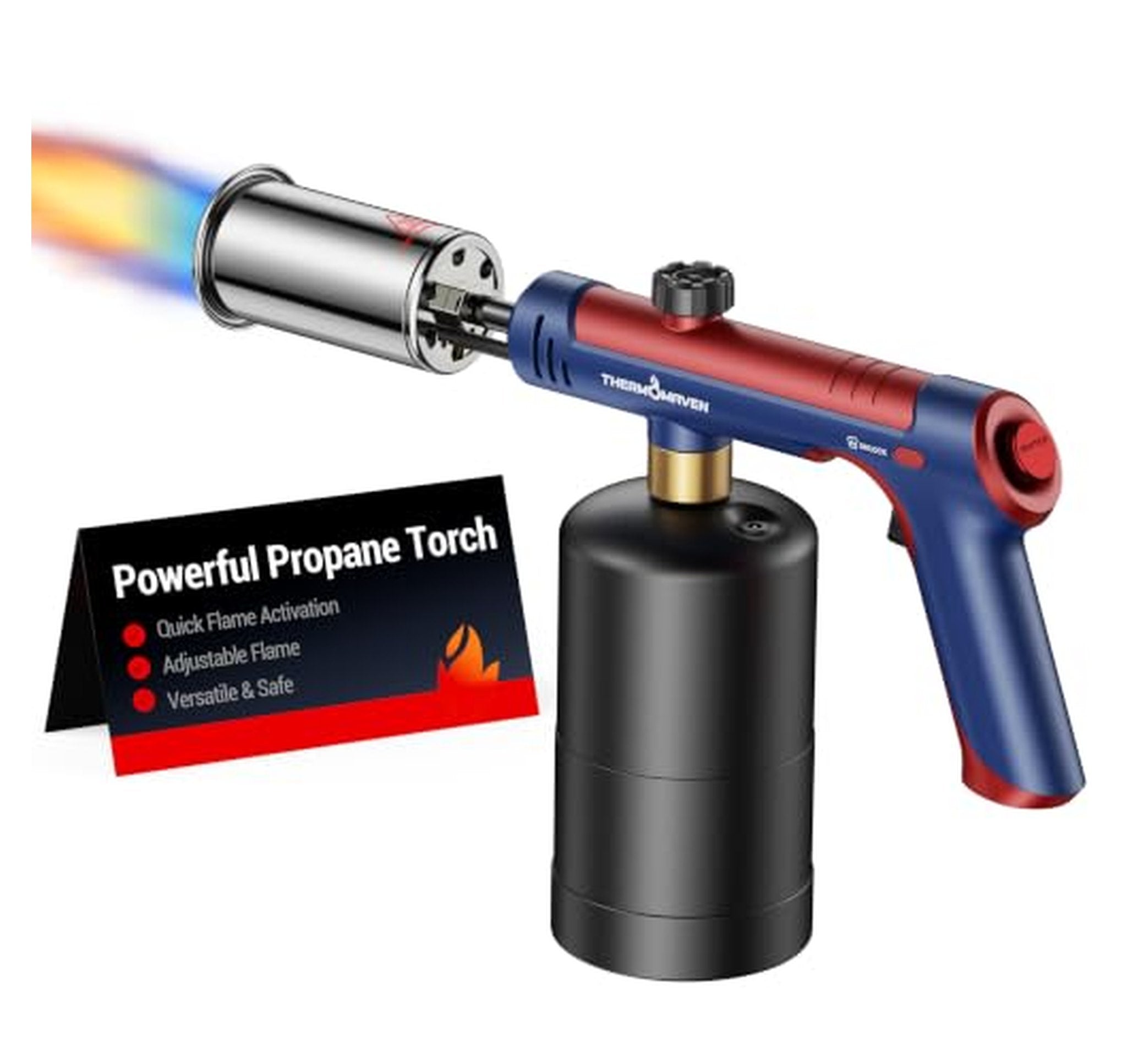 One-Touch Ignition Propane Torch with Safety Lock