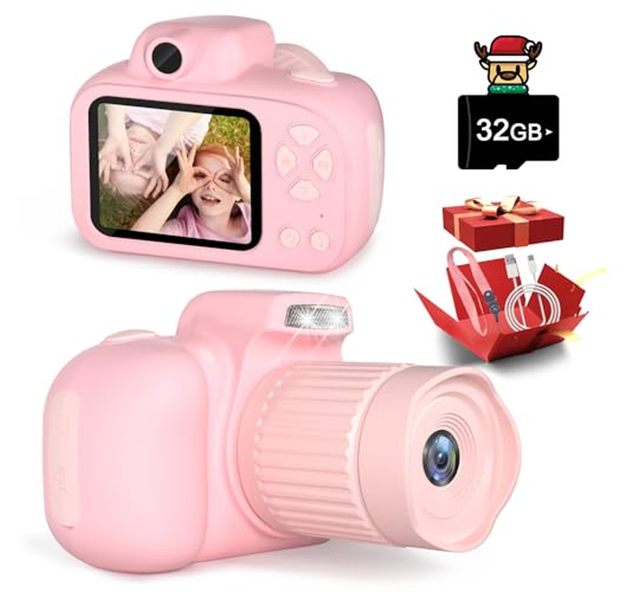 Kids Digital Video Camera with 32GB Memory Card