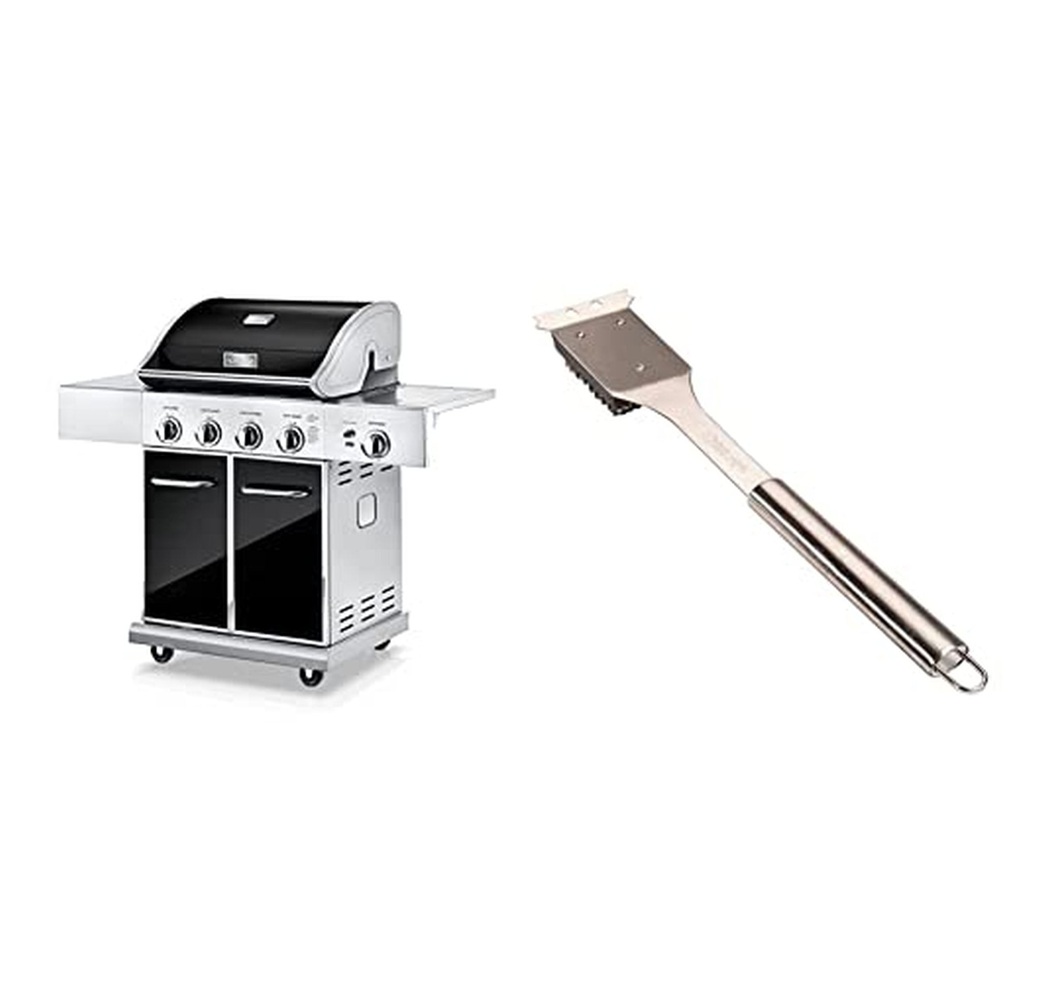 5-Burner Propane Gas Grill with Cleaning Brush