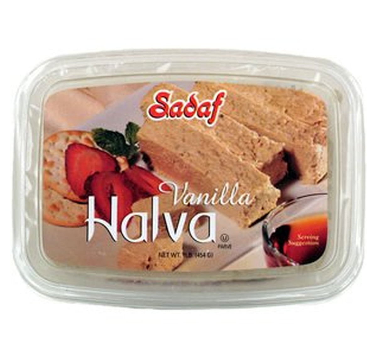 Sadaf Vanilla Halva Dessert, Kosher, 16 Ounce