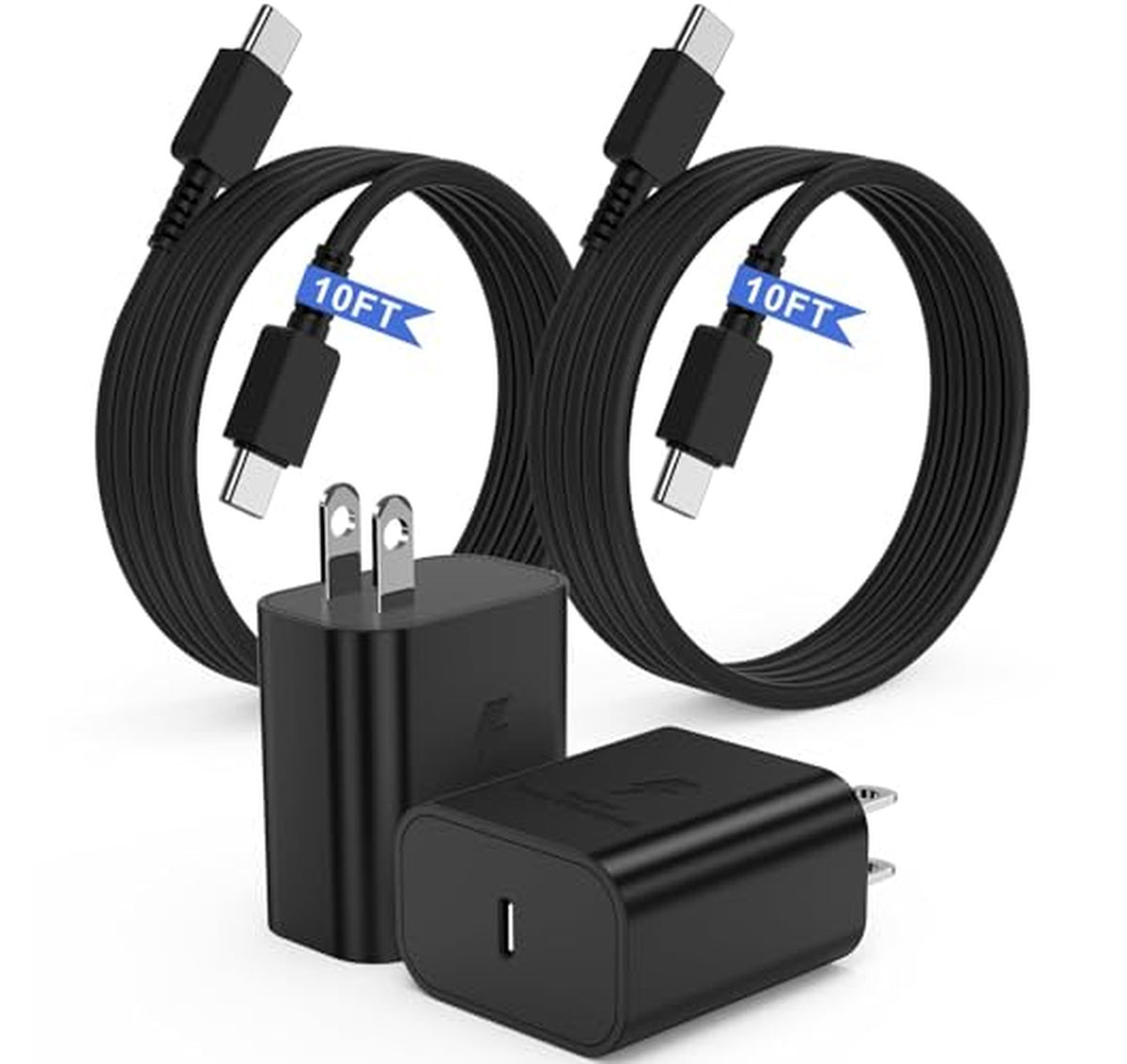 2 Pack 45W USB C Fast Charger Set