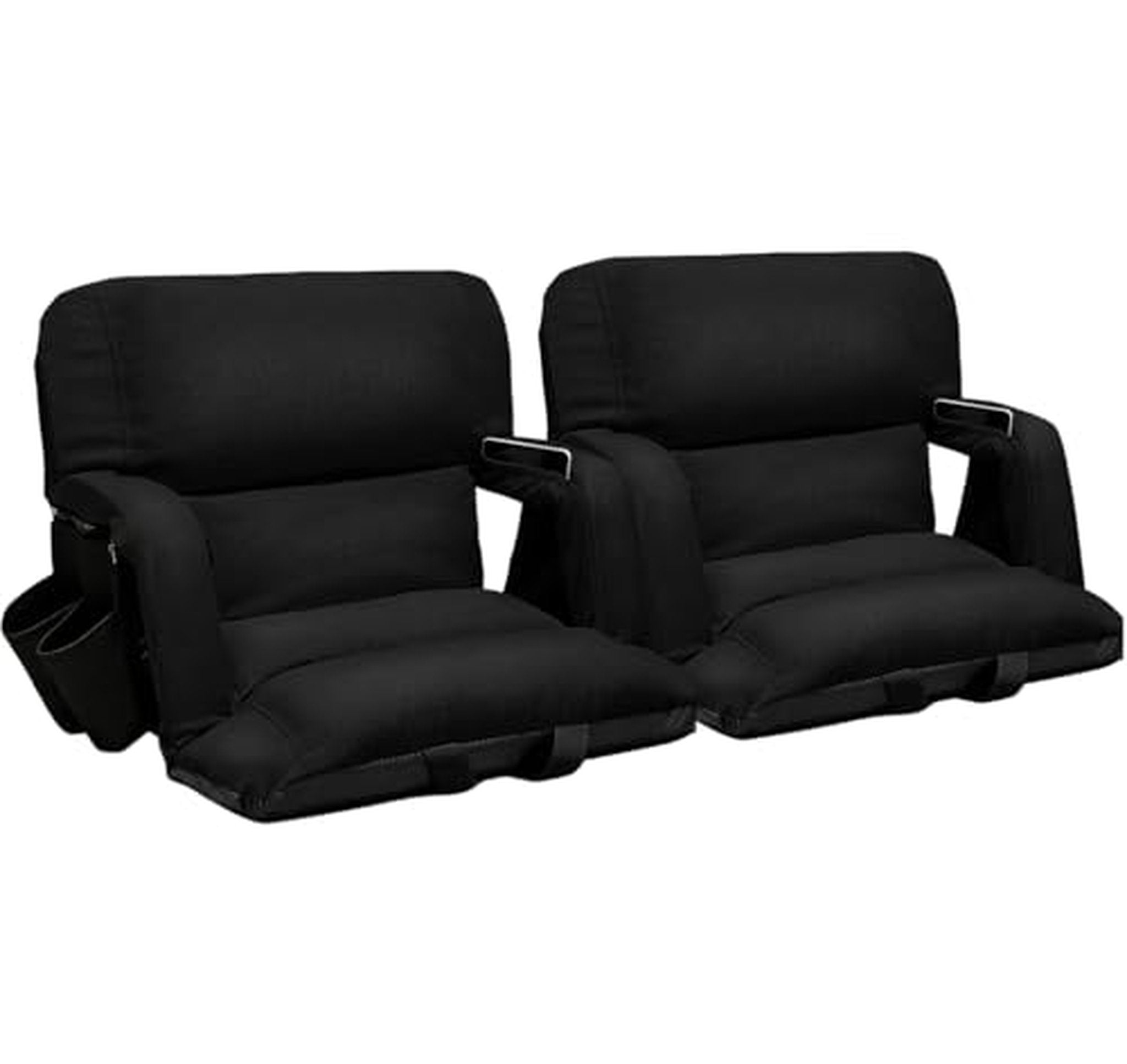 2 Pack Extra Wide Stadium Seats with Back Support