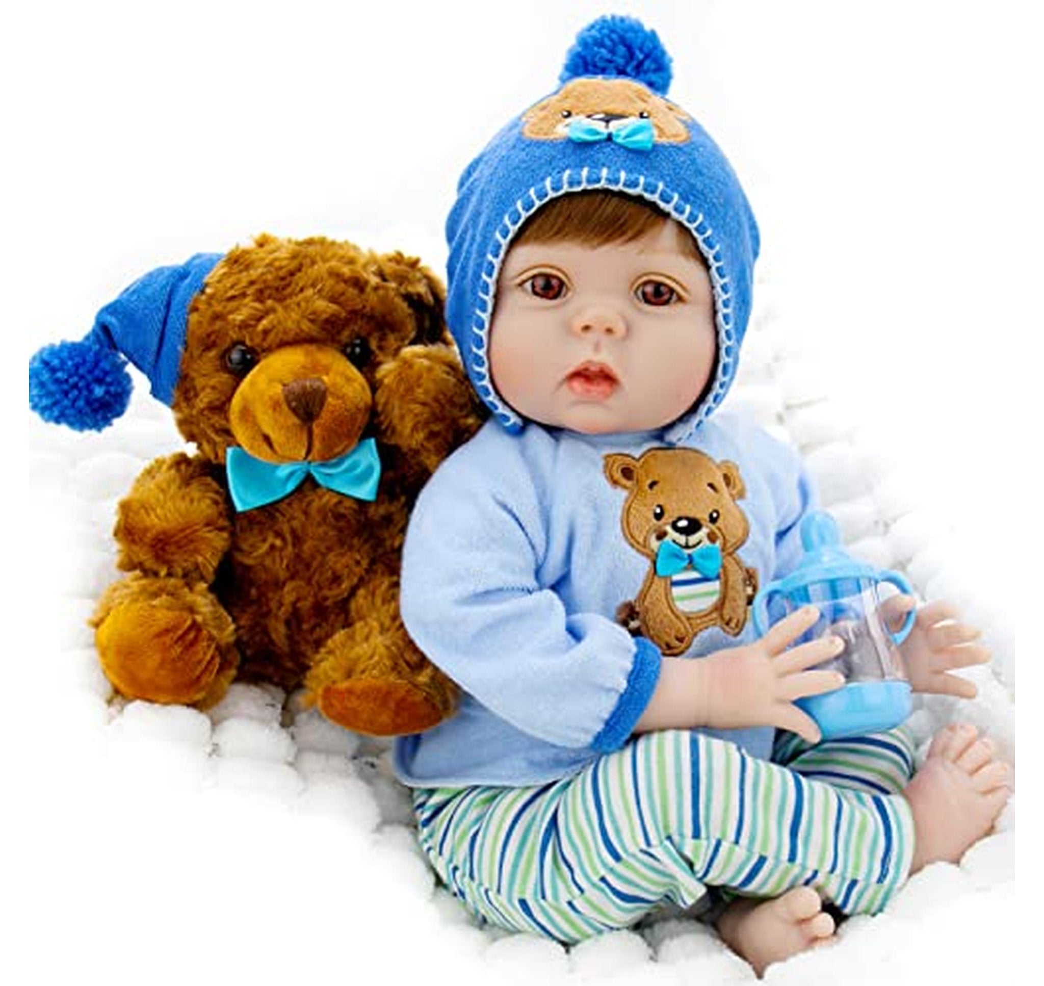 22-Inch Lifelike Reborn Baby Boy Doll