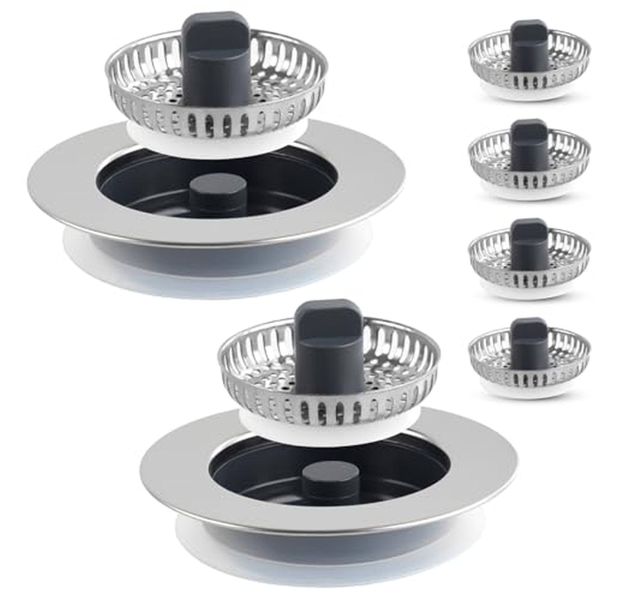 2 Pack Pop Up Kitchen Sink Strainer Stoppers