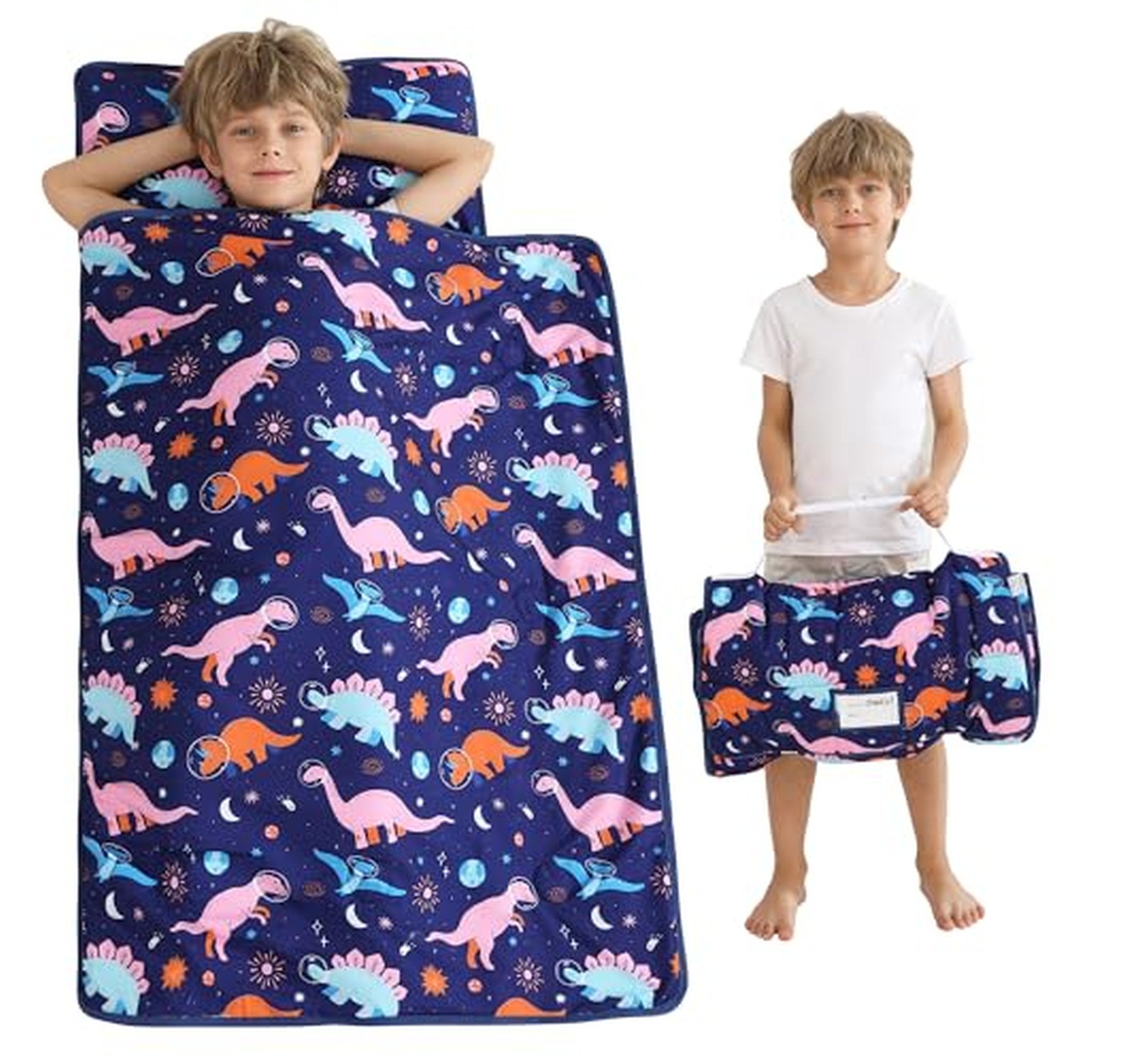 Toddler Nap Mat with Pillow and Blanket