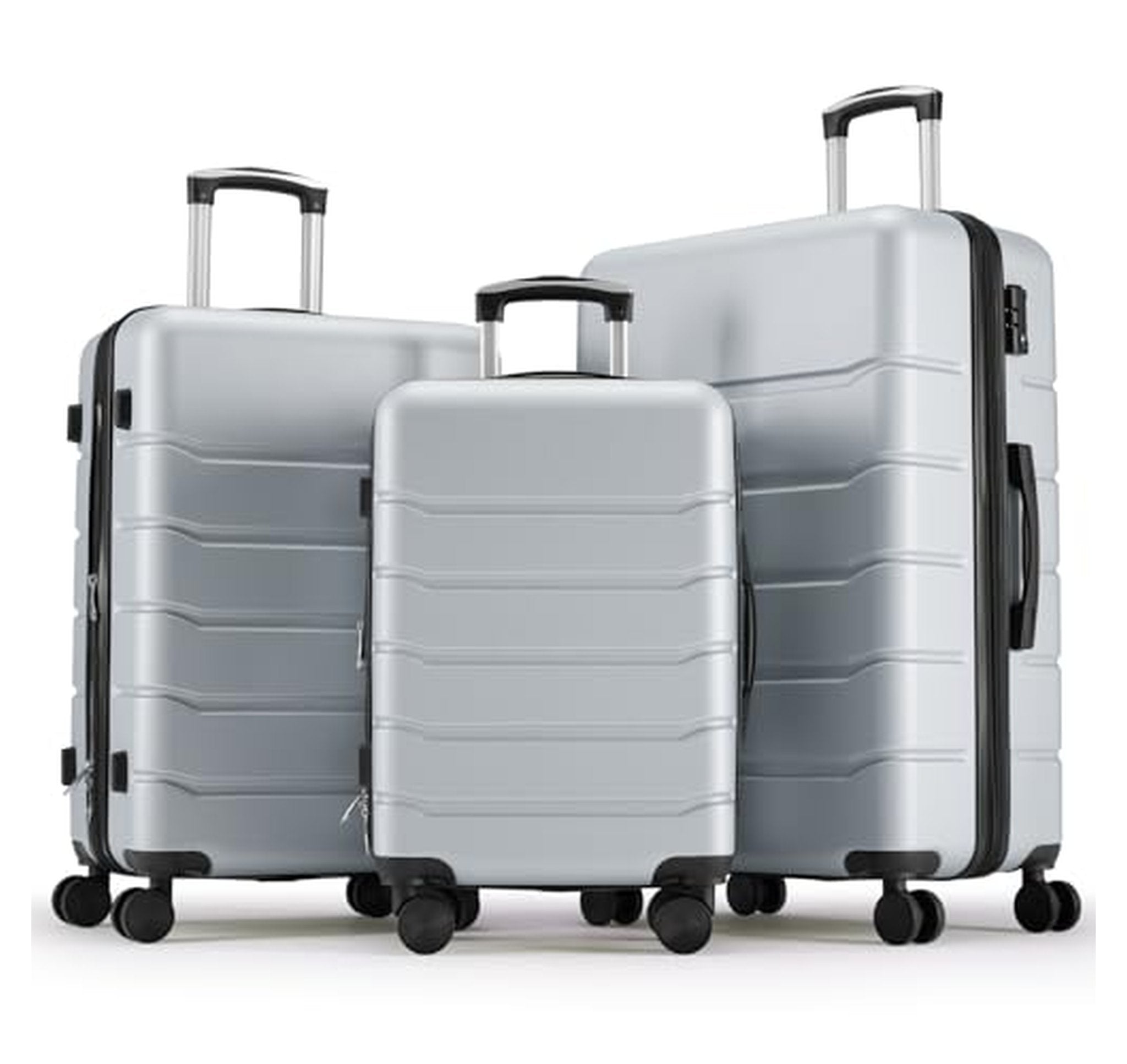 3 Piece Expandable Hardside Spinner Luggage Set