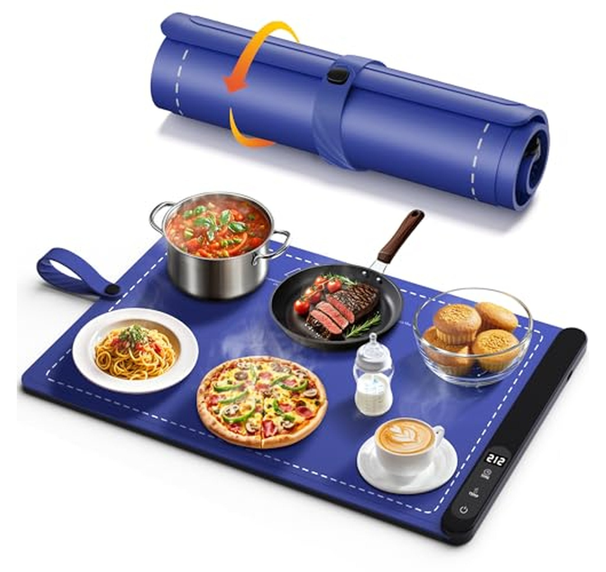 Rollable Electric Buffet Warming Mat with Temperature Control
