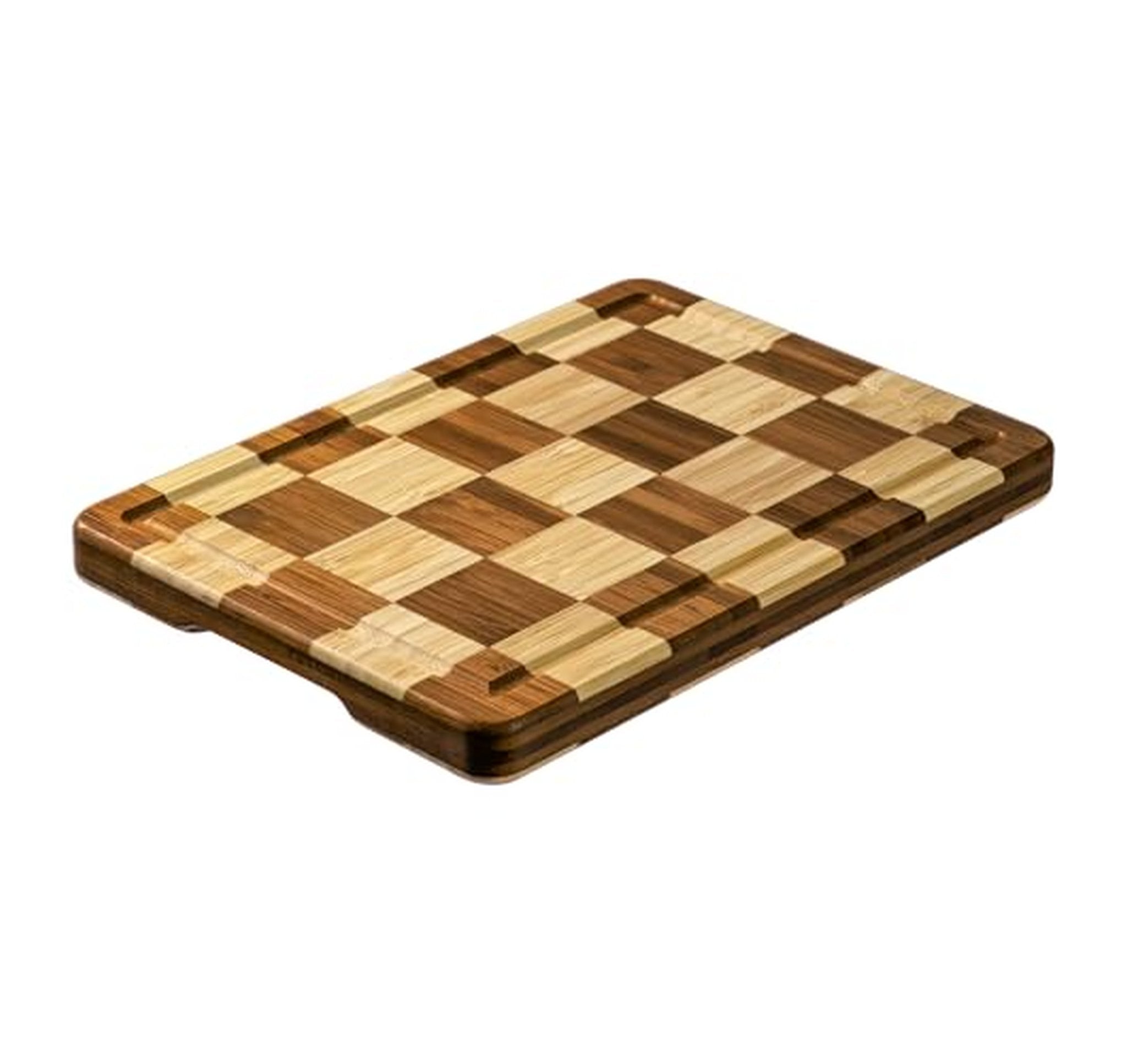 Checkered Small Wooden Kitchen Cutting Board