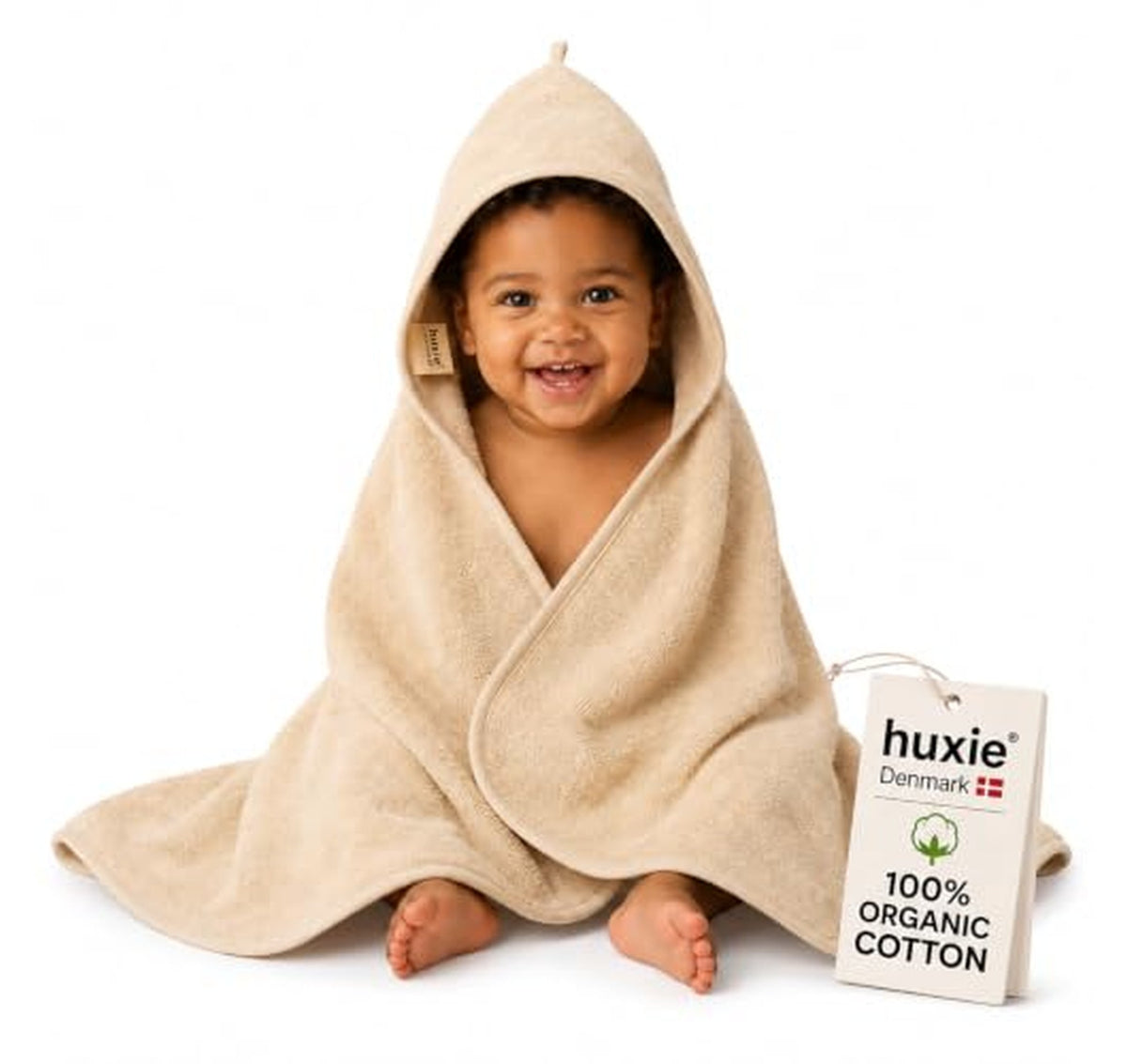 Organic Cotton Hooded Baby Bath Towel