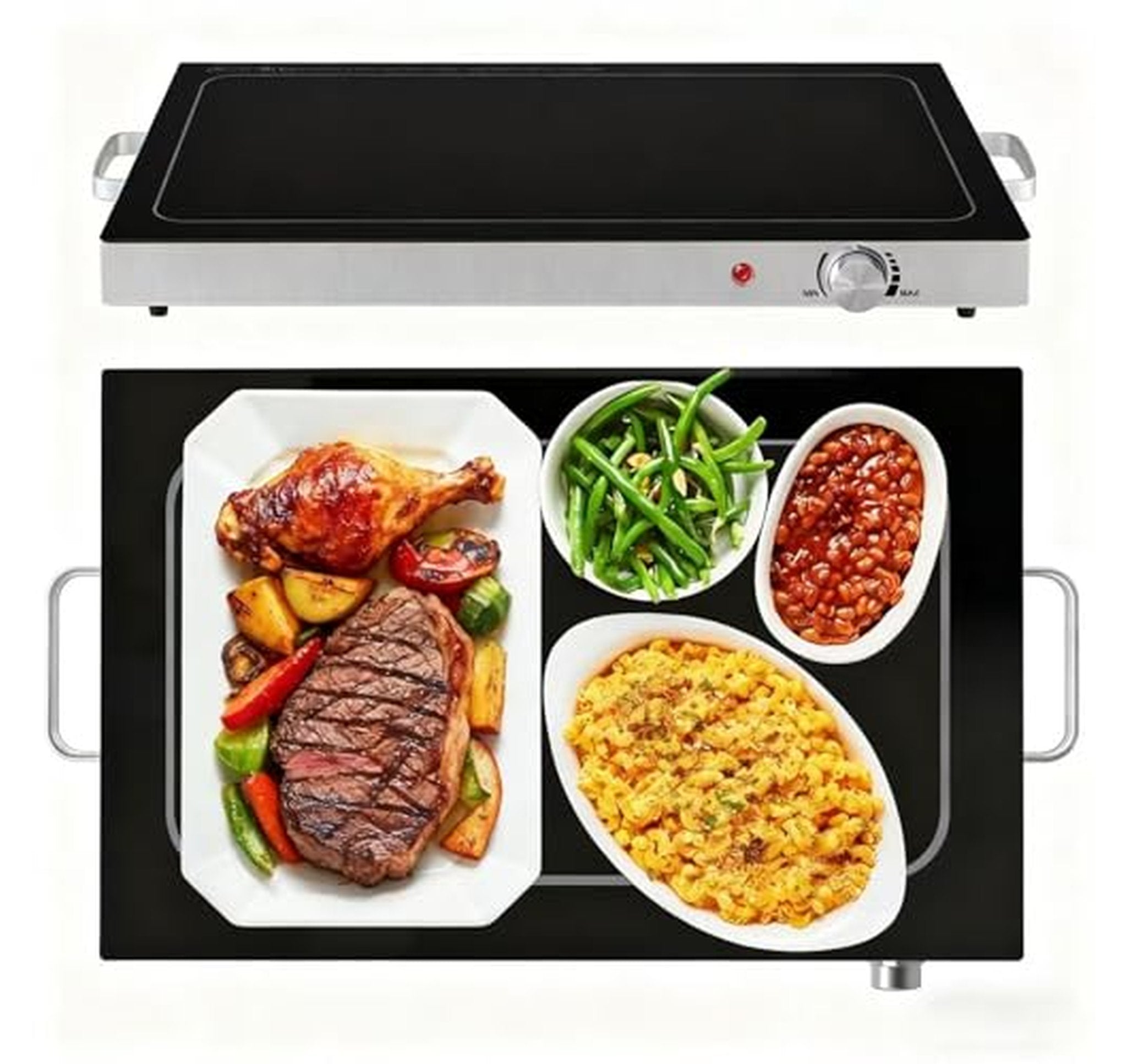Electric Buffet Warming Tray with Adjustable Temperature Control