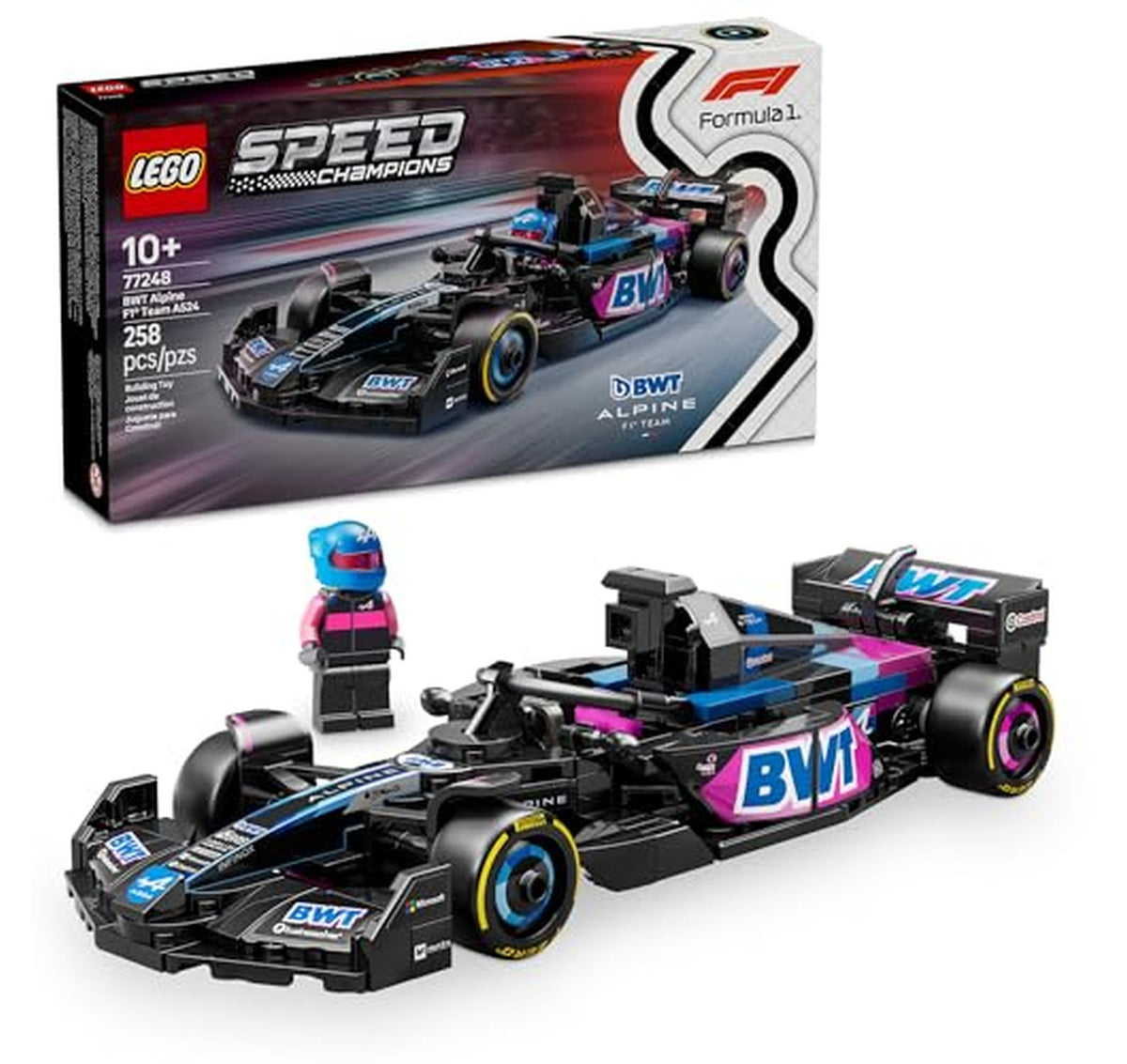 LEGO Speed Champions BWT Alpine F1 Race Car Set