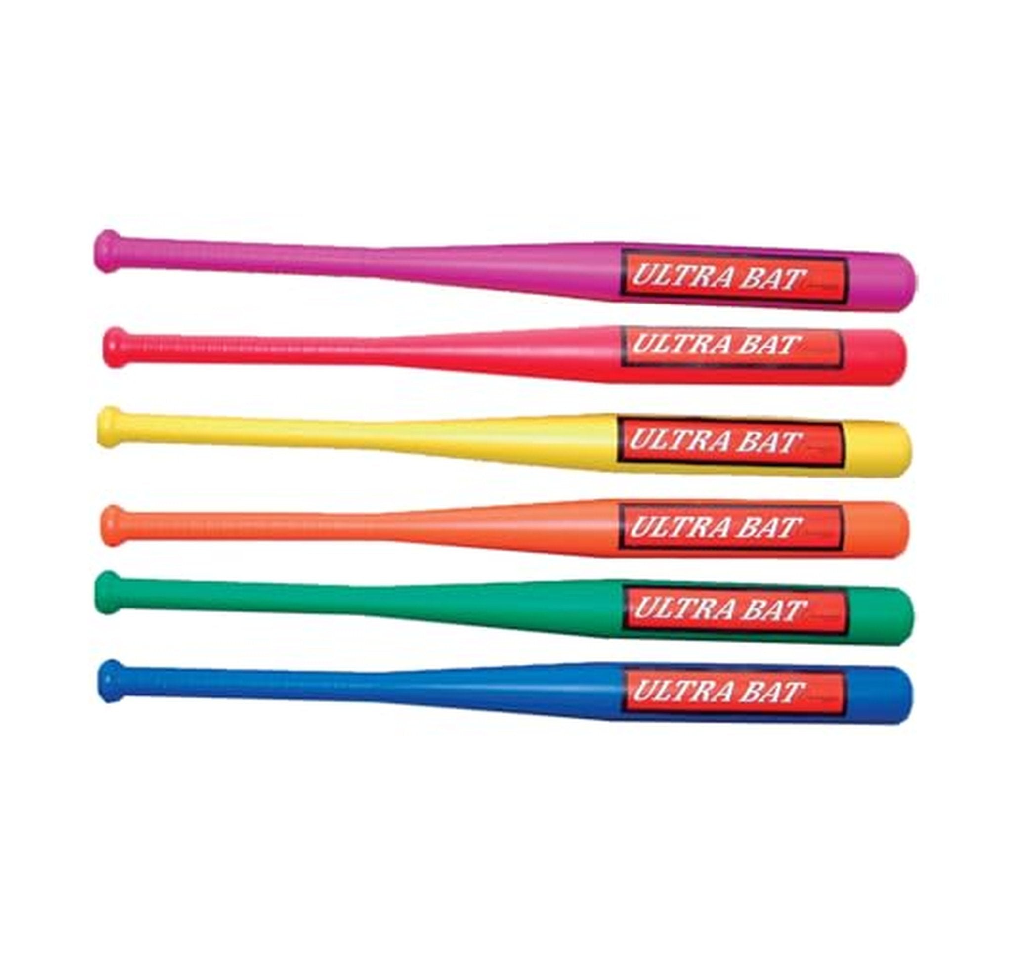 6 Pack Champion Sports Plastic Baseball Bats for Kids