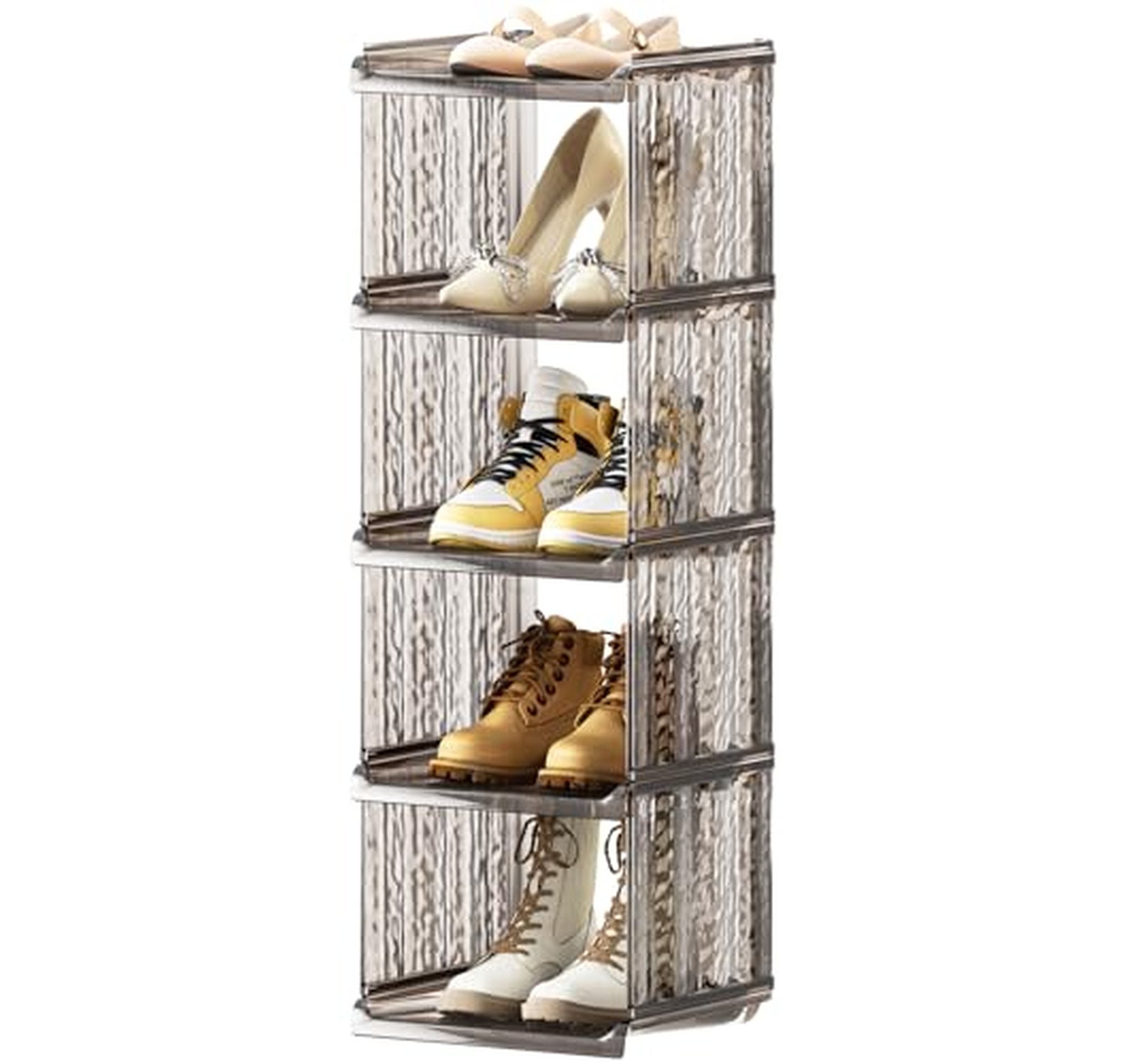 5-Tier Vertical Modular Shoe Rack Organizer