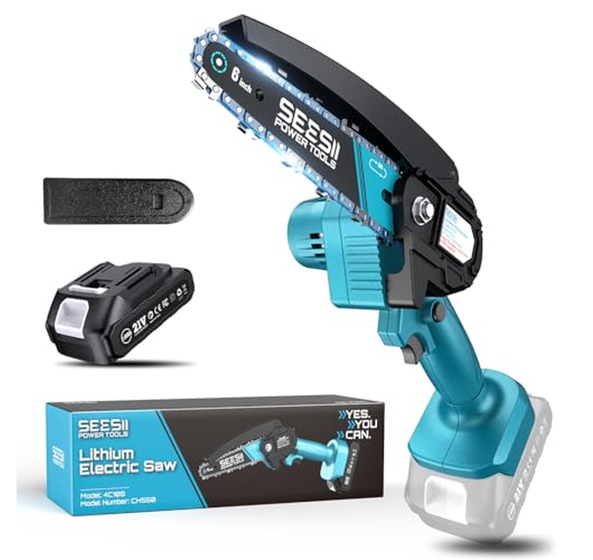 Cordless 6-Inch Mini Electric Chainsaw