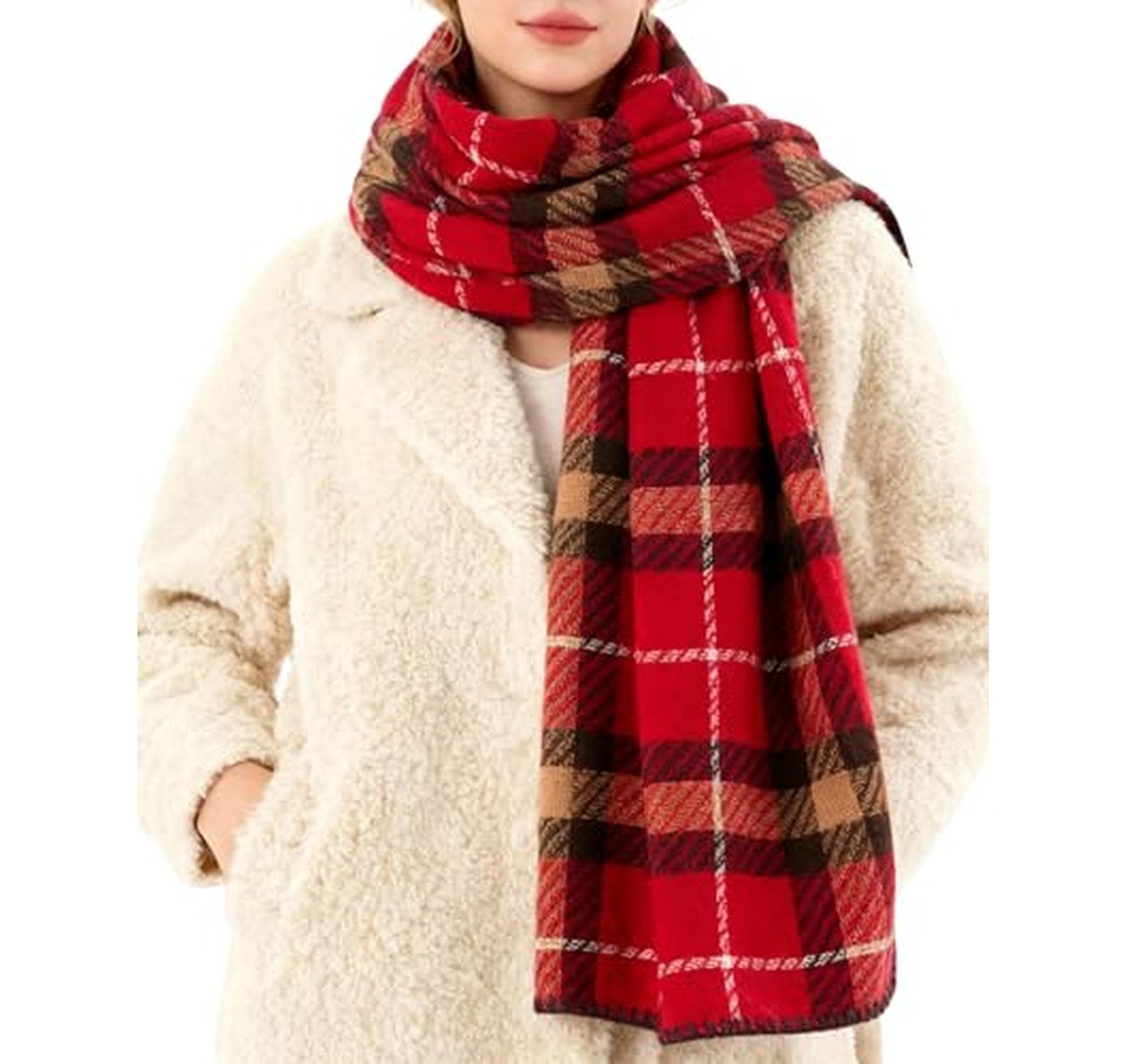 Chunky Knit Winter Scarf Wrap