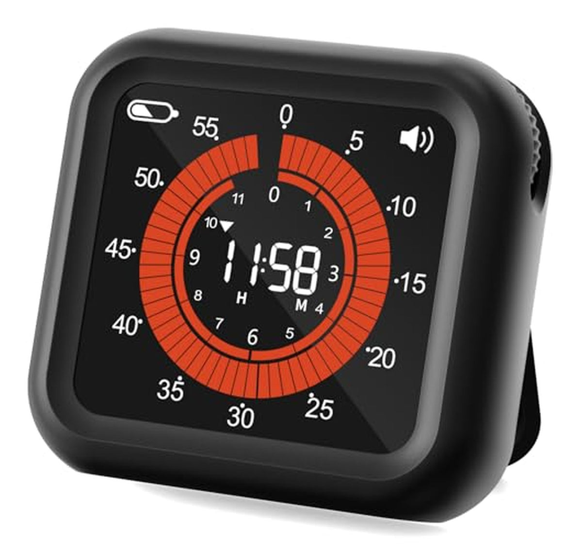 Rechargeable Magnetic Digital Kitchen Timer with Large Display