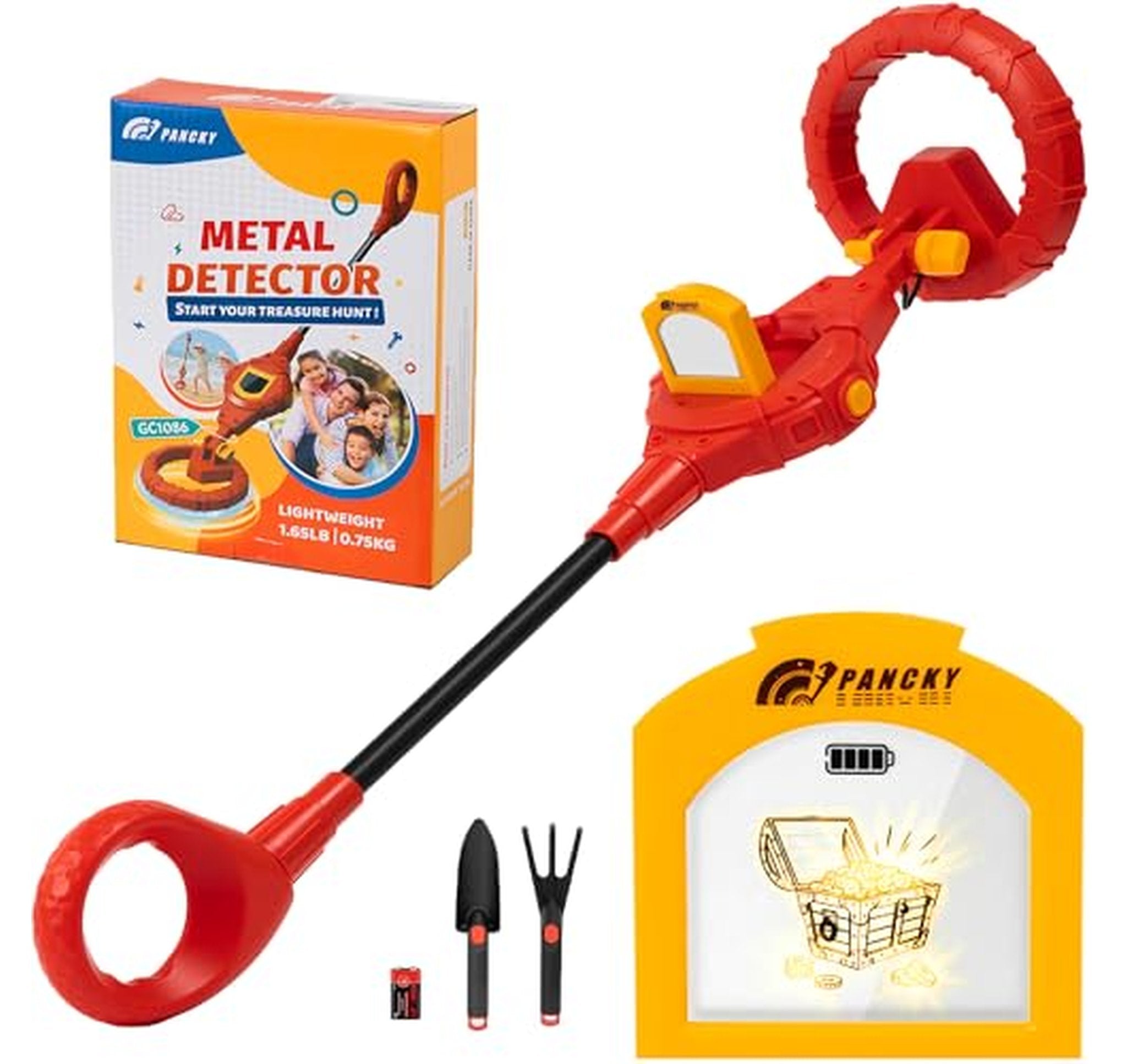 Waterproof Kids Metal Detector with LCD Display