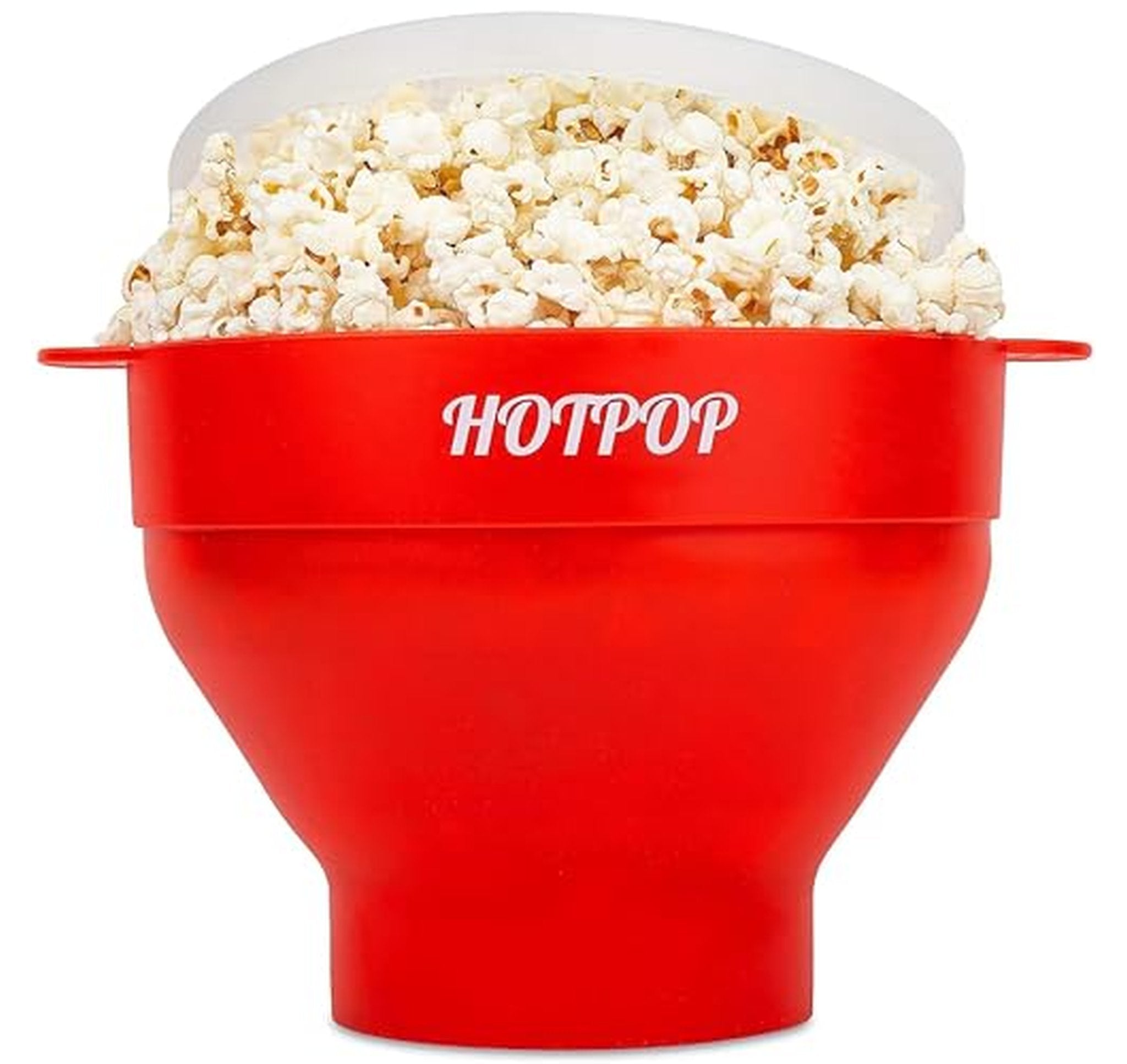 HOTPOP Collapsible Silicone Microwave Popcorn Popper Bowl