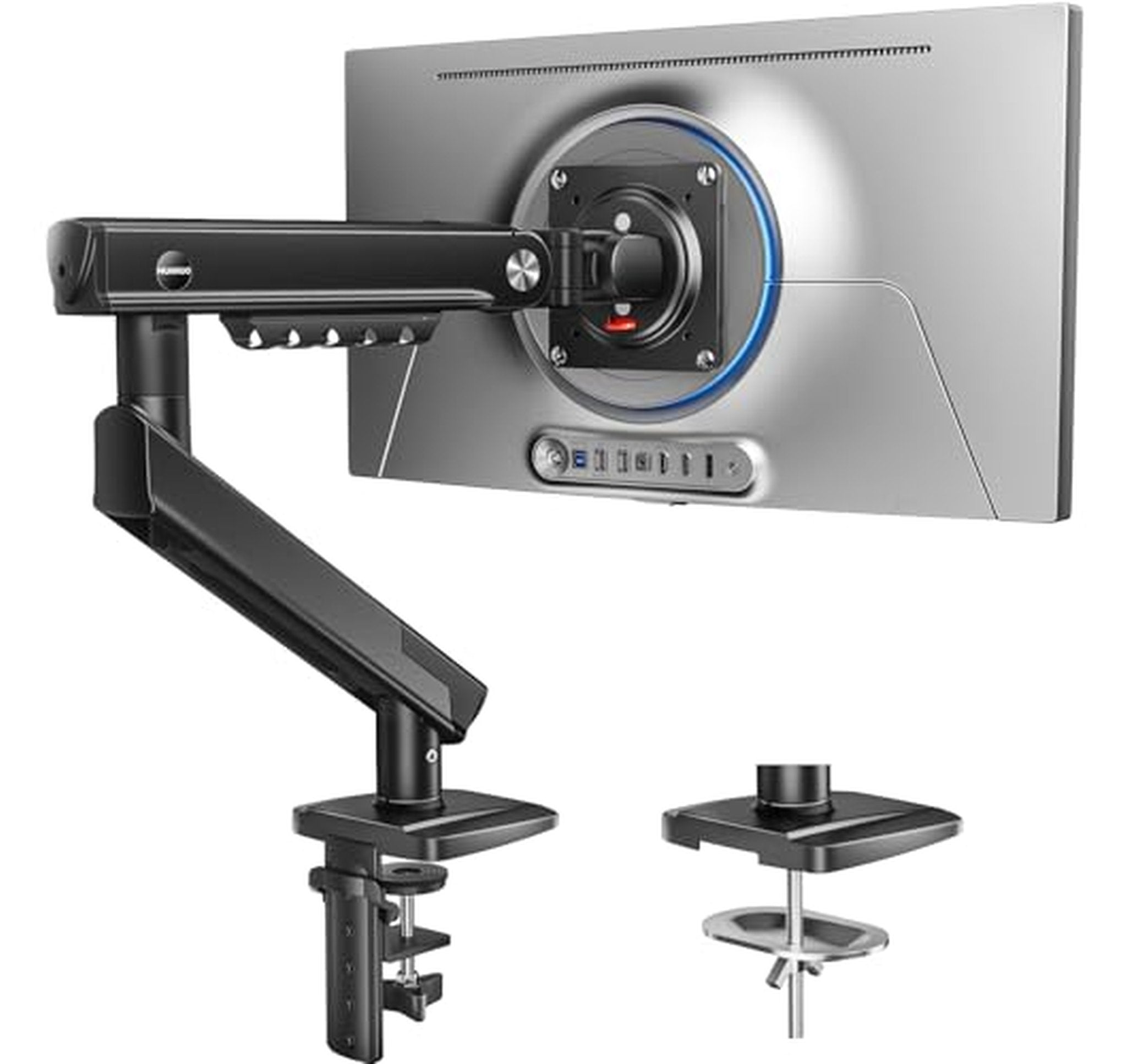 Gas Spring Adjustable Single Monitor Arm 13–32 Inch