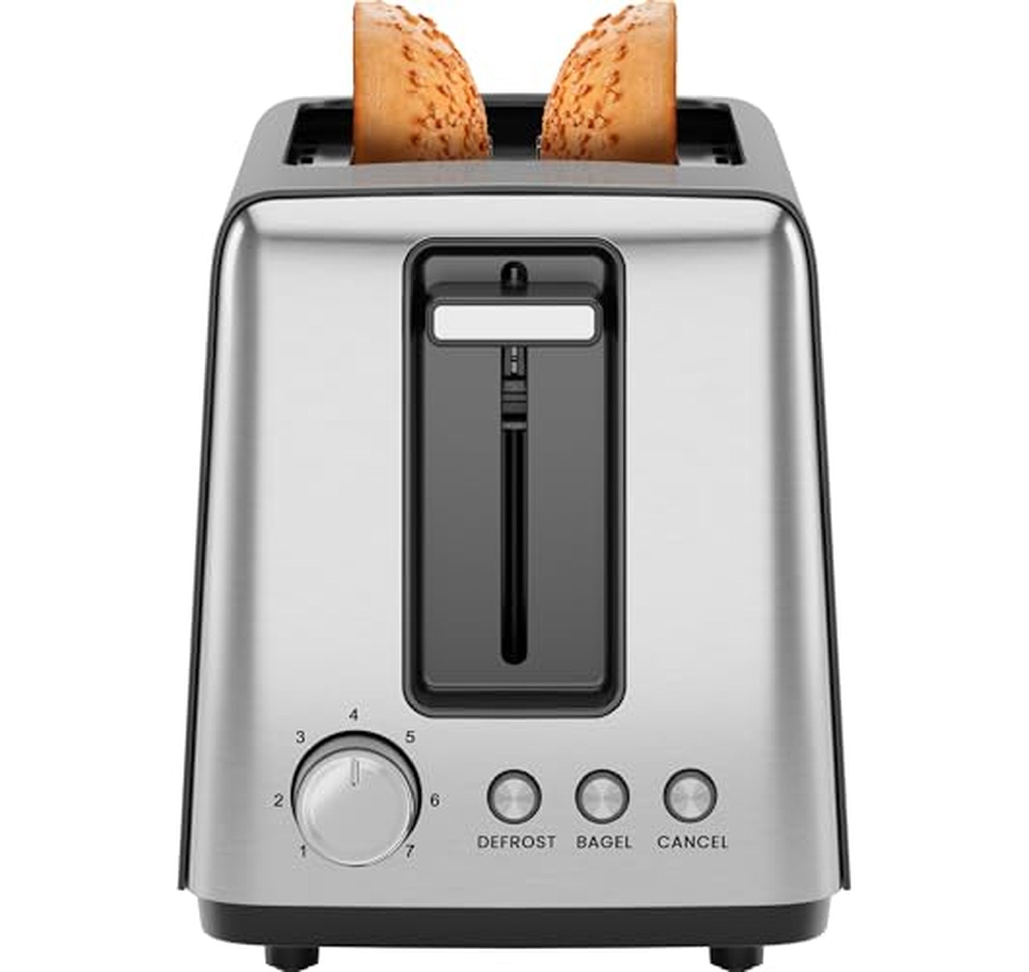 Chefman 2 Slice Toaster with Bagel and Defrost