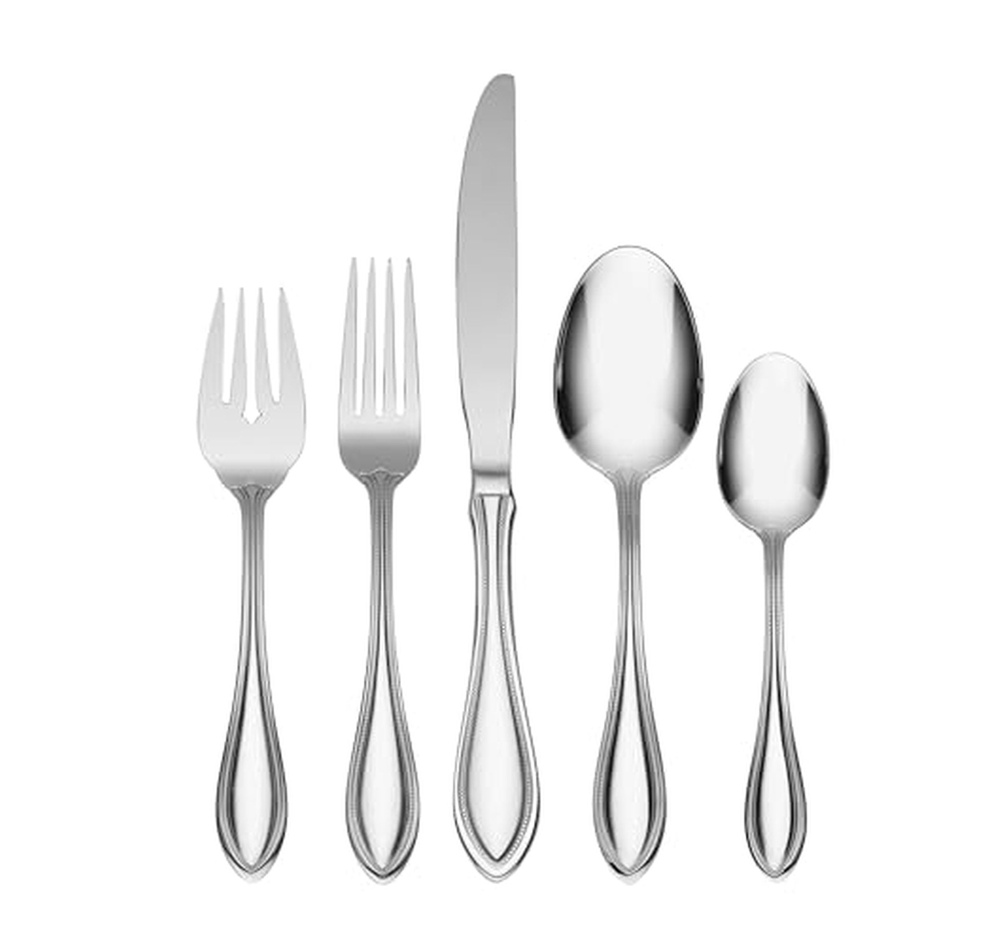 Oneida American Harmony 45-Piece Stainless Steel Flatware Set