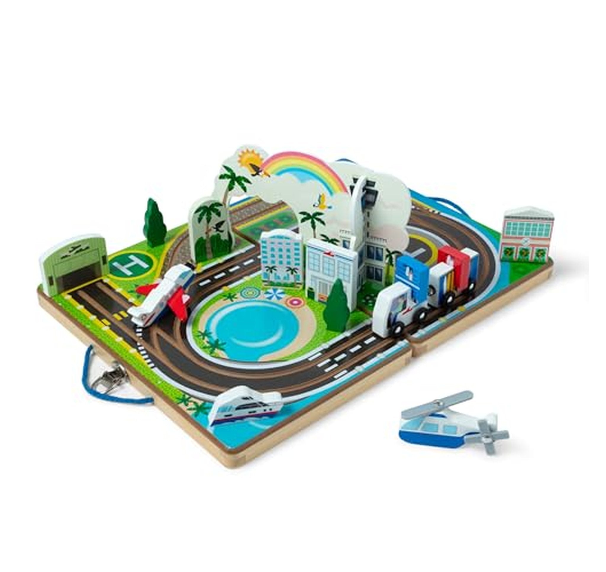 Melissa & Doug Take-Along Airport Play Set