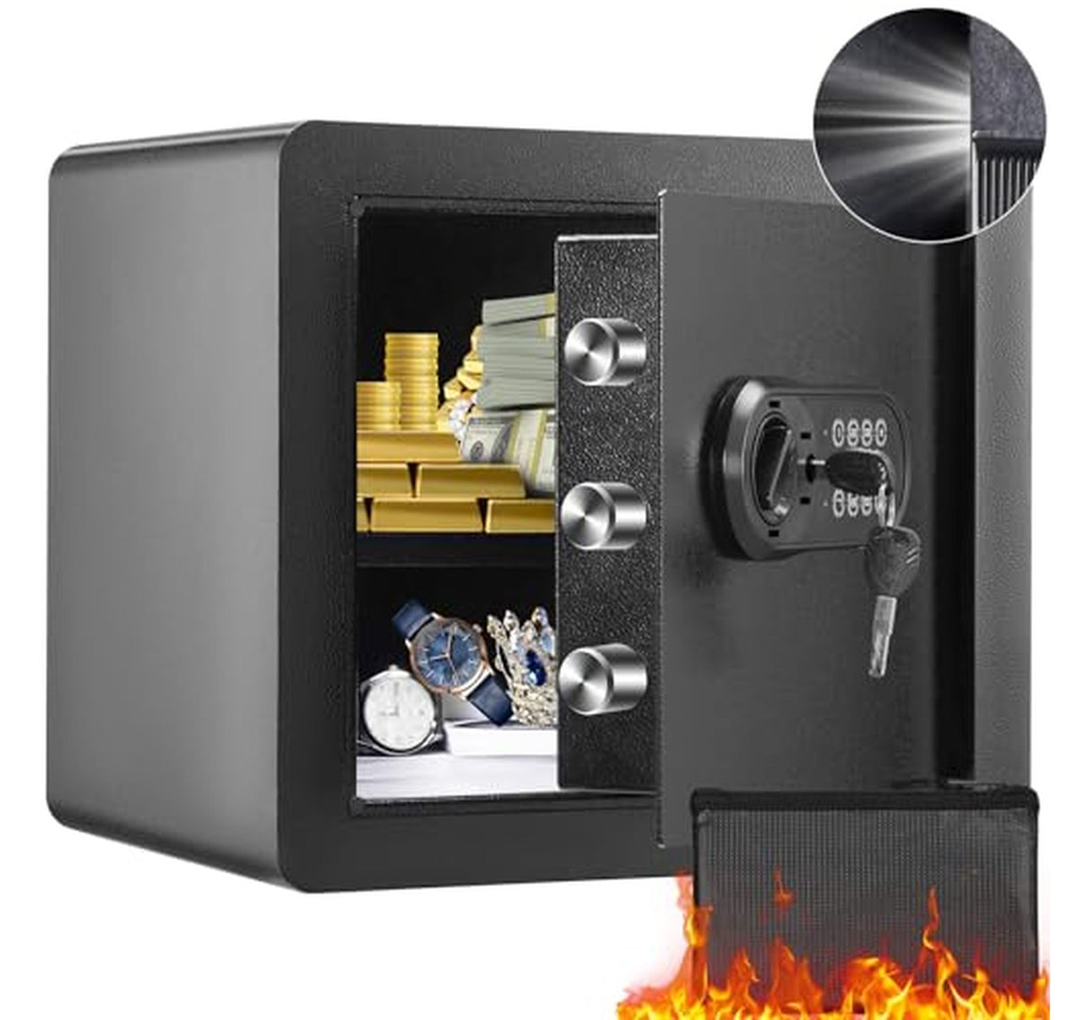 1.2 Cu Ft Digital Steel Security Safe